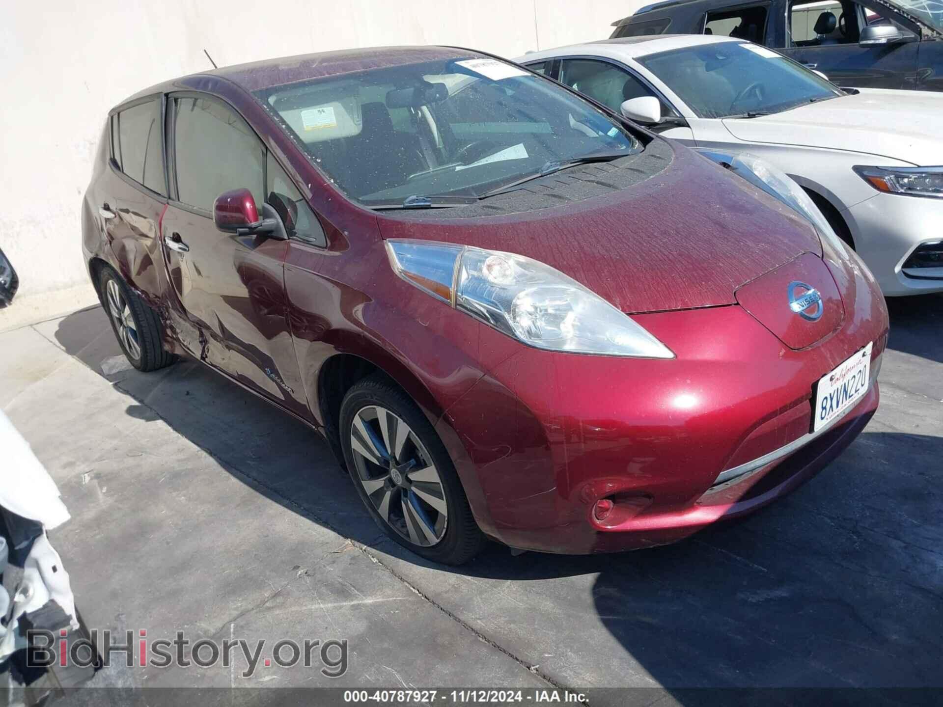 Фотография 1N4BZ0CP7GC301063 - NISSAN LEAF 2016