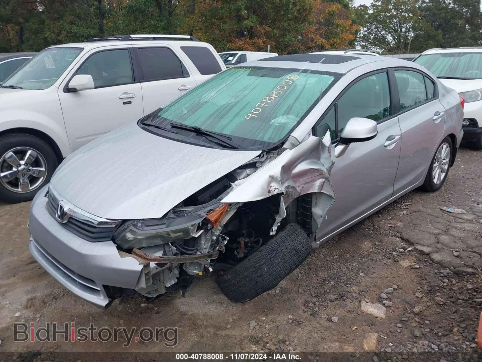 2012 HONDA CIVIC - VIN: 19XFB2F90CE000355 - Фото 2