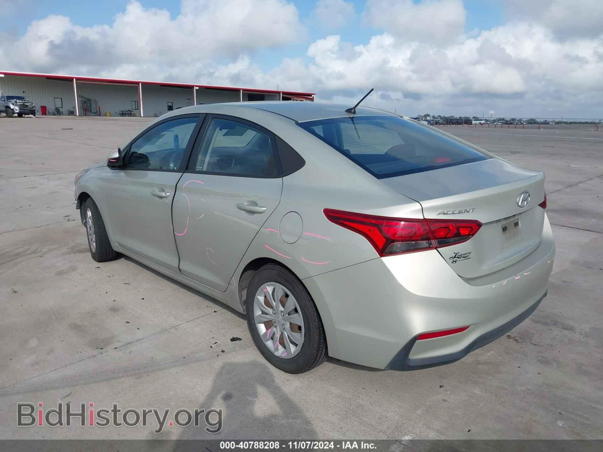 2019 HYUNDAI ACCENT - VIN: 3KPC24A3XKE065231 - Фото 3