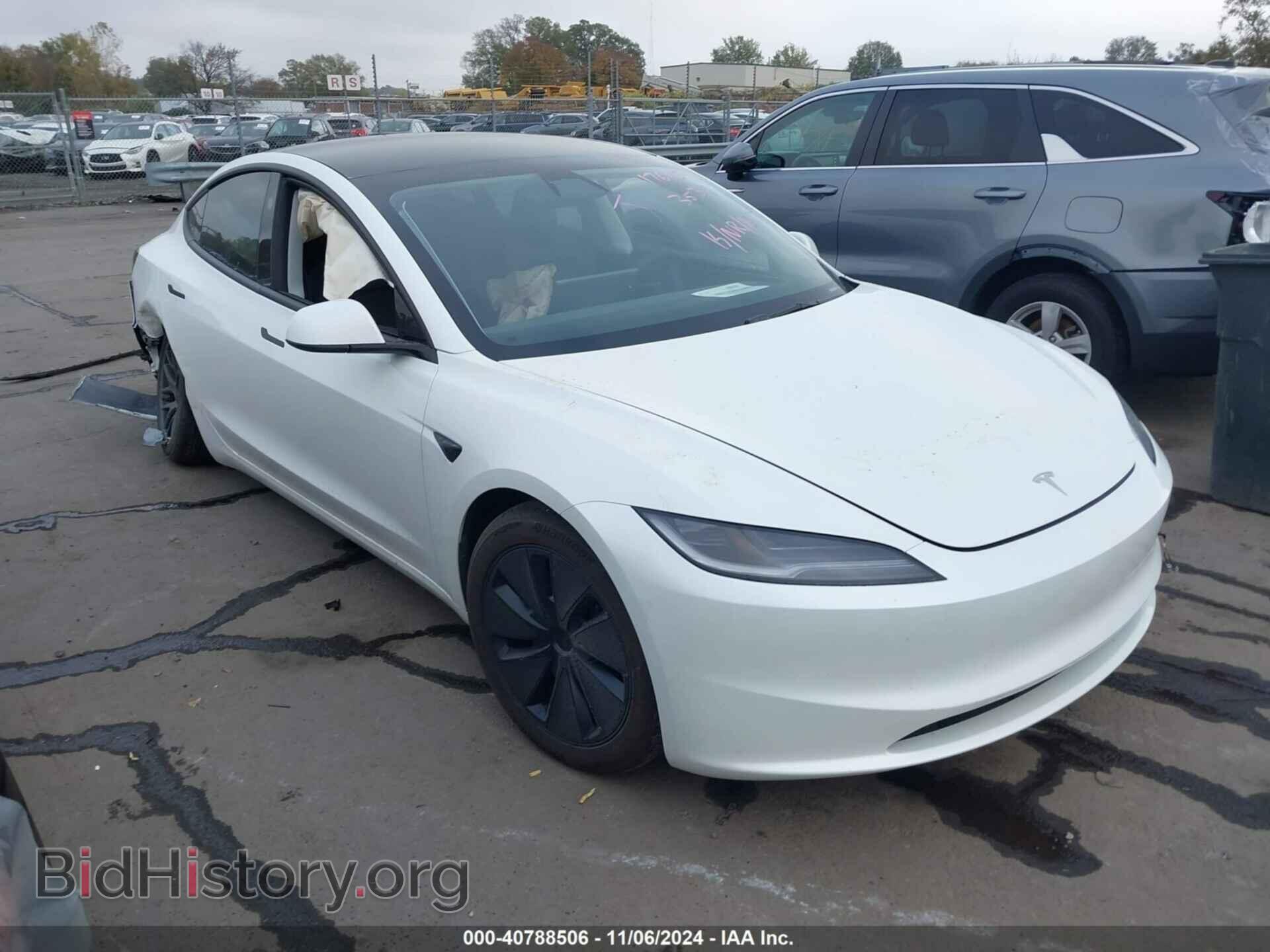Photo 5YJ3E1EA0RF733539 - TESLA MODEL 3 2024
