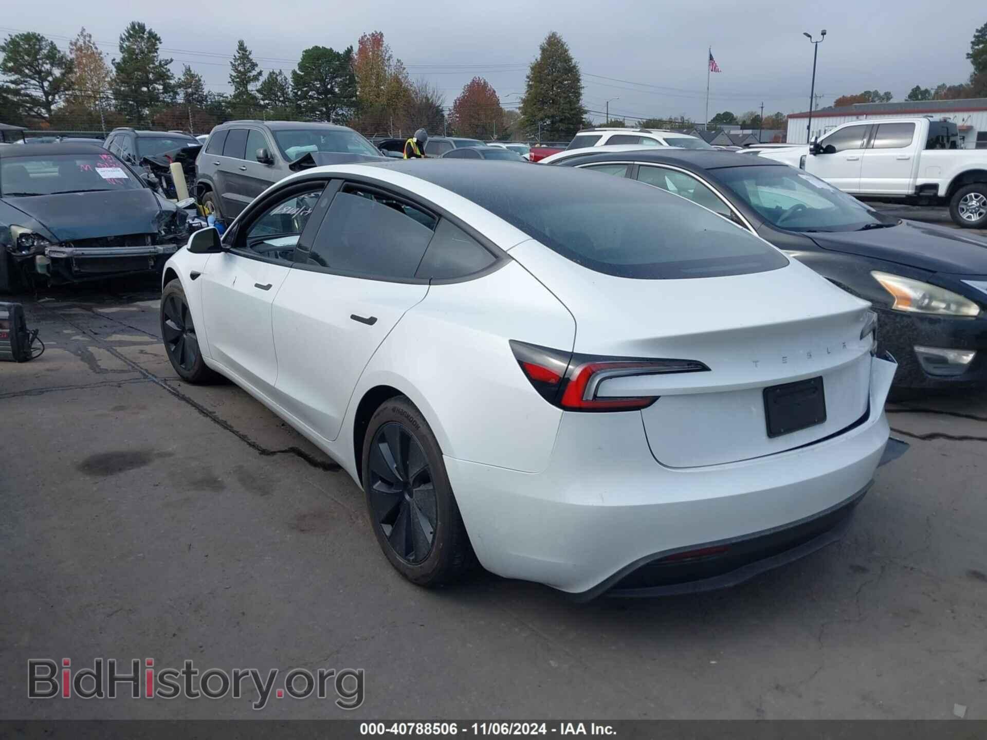 2024 TESLA MODEL 3 - VIN: 5YJ3E1EA0RF733539 - Photo 3