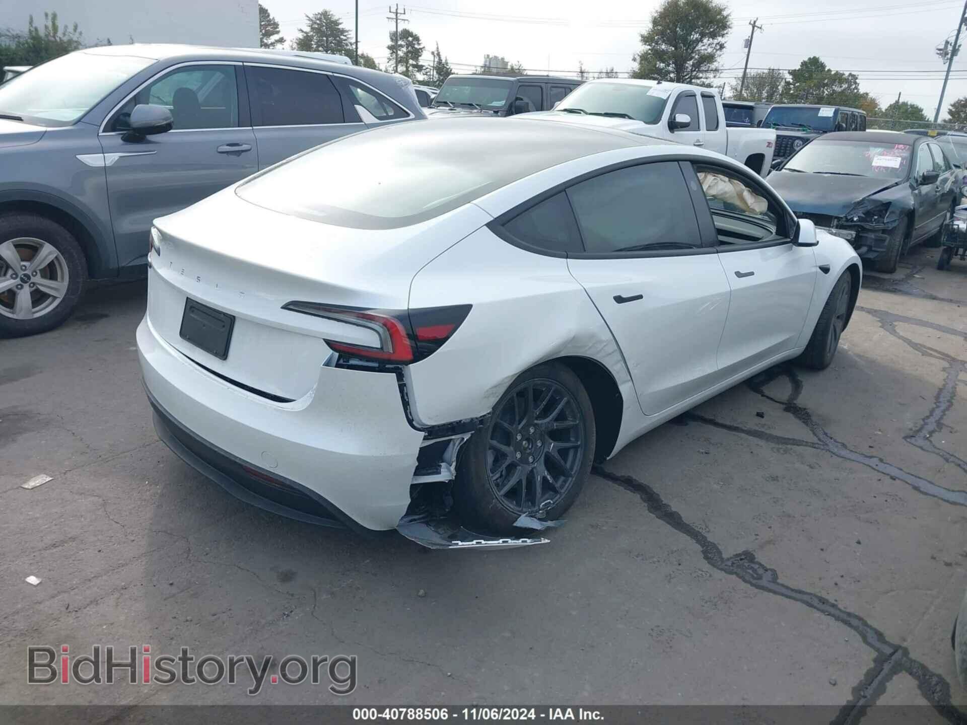 2024 TESLA MODEL 3 - VIN: 5YJ3E1EA0RF733539 - Photo 4