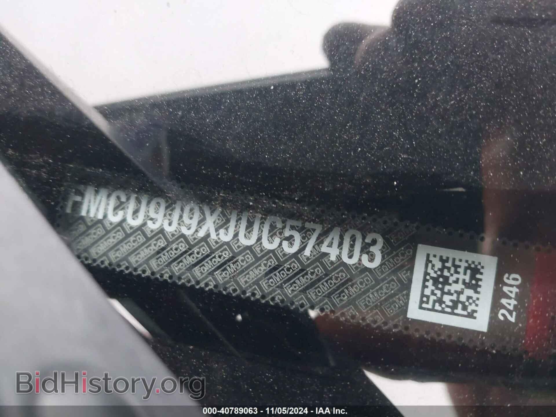 2018 FORD ESCAPE - VIN: 1FMCU9J9XJUC57403 - Фото 9