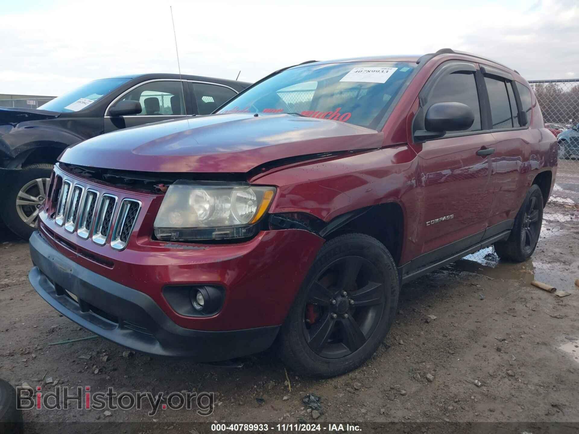 2014 JEEP COMPASS - VIN: 1C4NJCBB2ED856662 - Фото 2