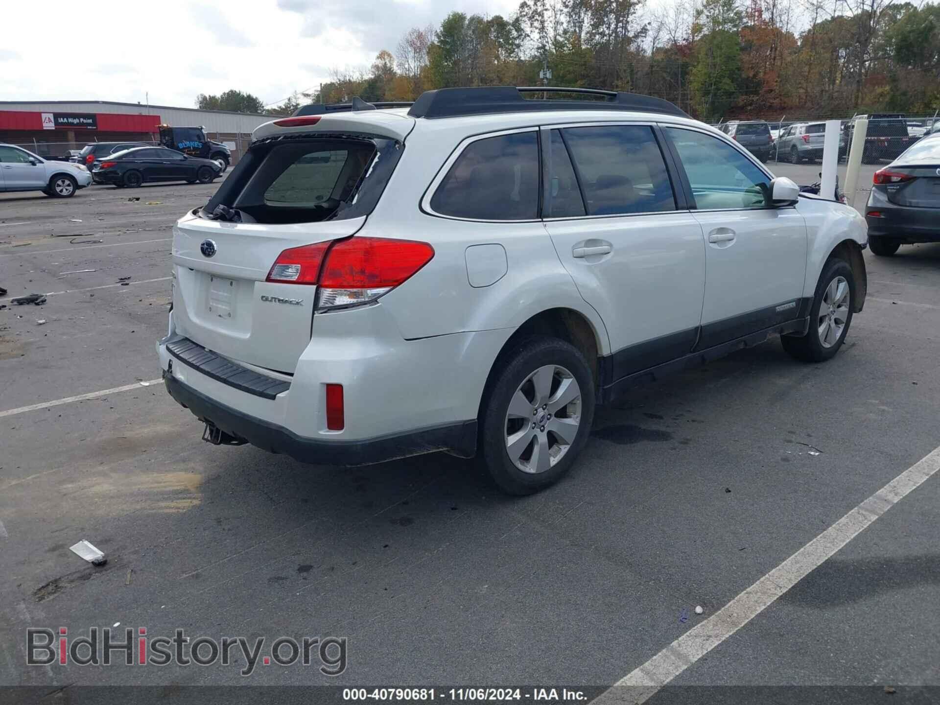 2012 SUBARU OUTBACK - VIN: 4S4BRCKC8C3268686 - Фото 4