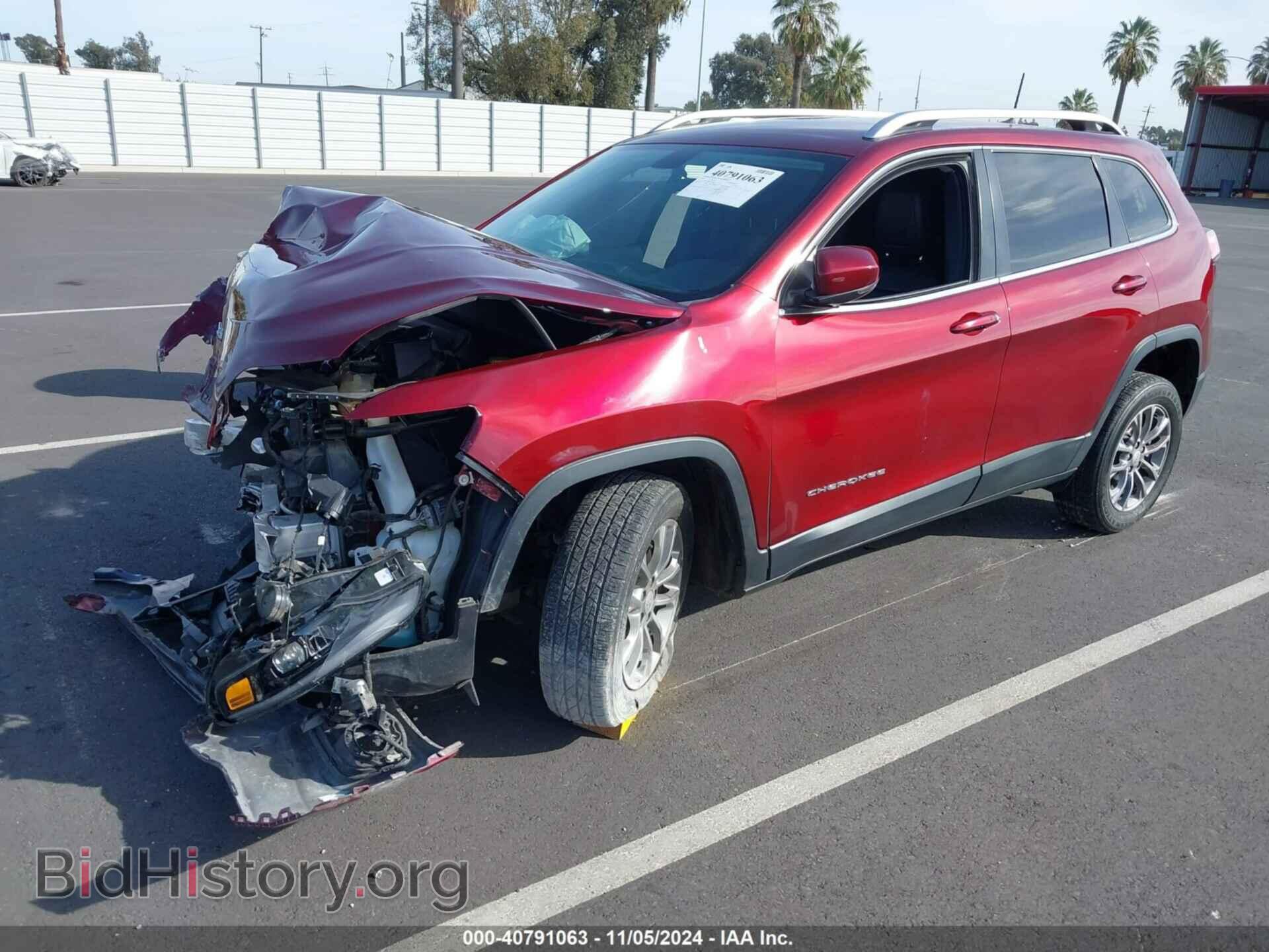 2019 JEEP CHEROKEE - VIN: 1C4PJLLB0KD344384 - Фото 2
