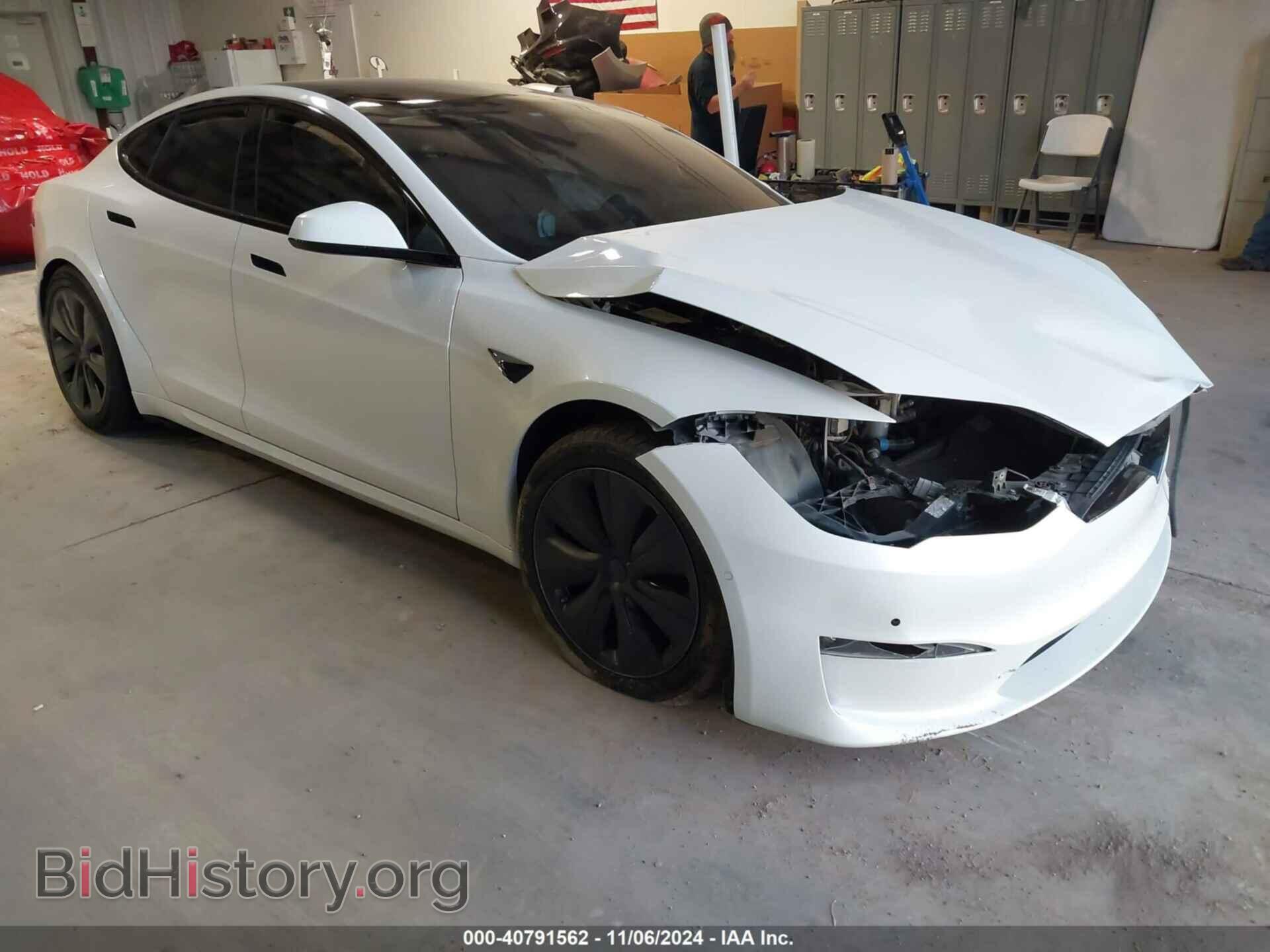 Photo 5YJSA1E56NF476424 - TESLA MODEL S 2022
