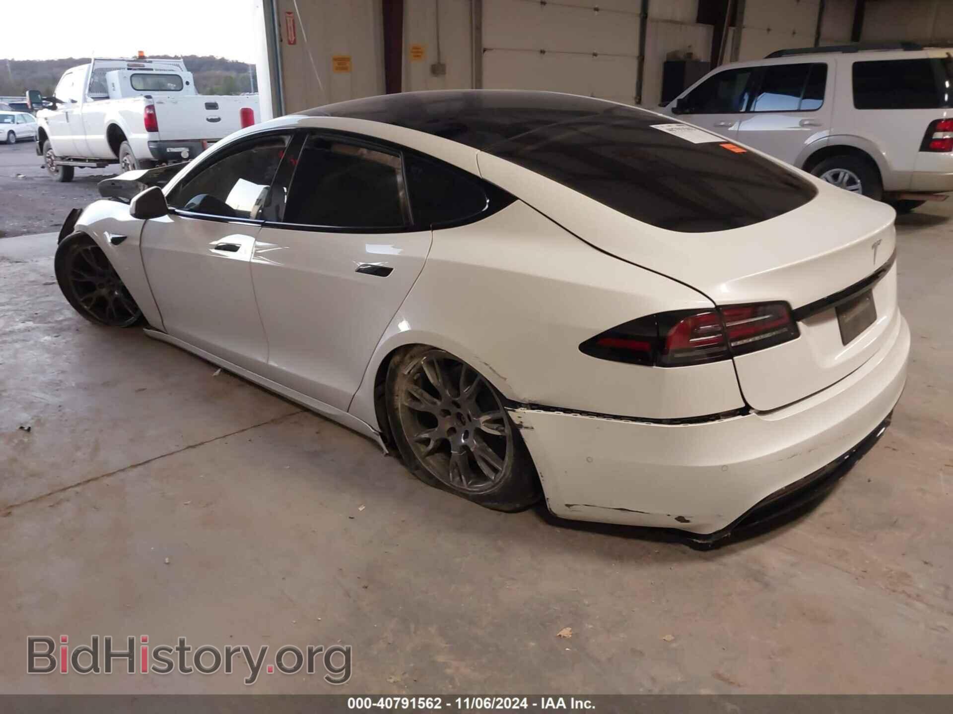 2022 TESLA MODEL S - VIN: 5YJSA1E56NF476424 - Фото 3
