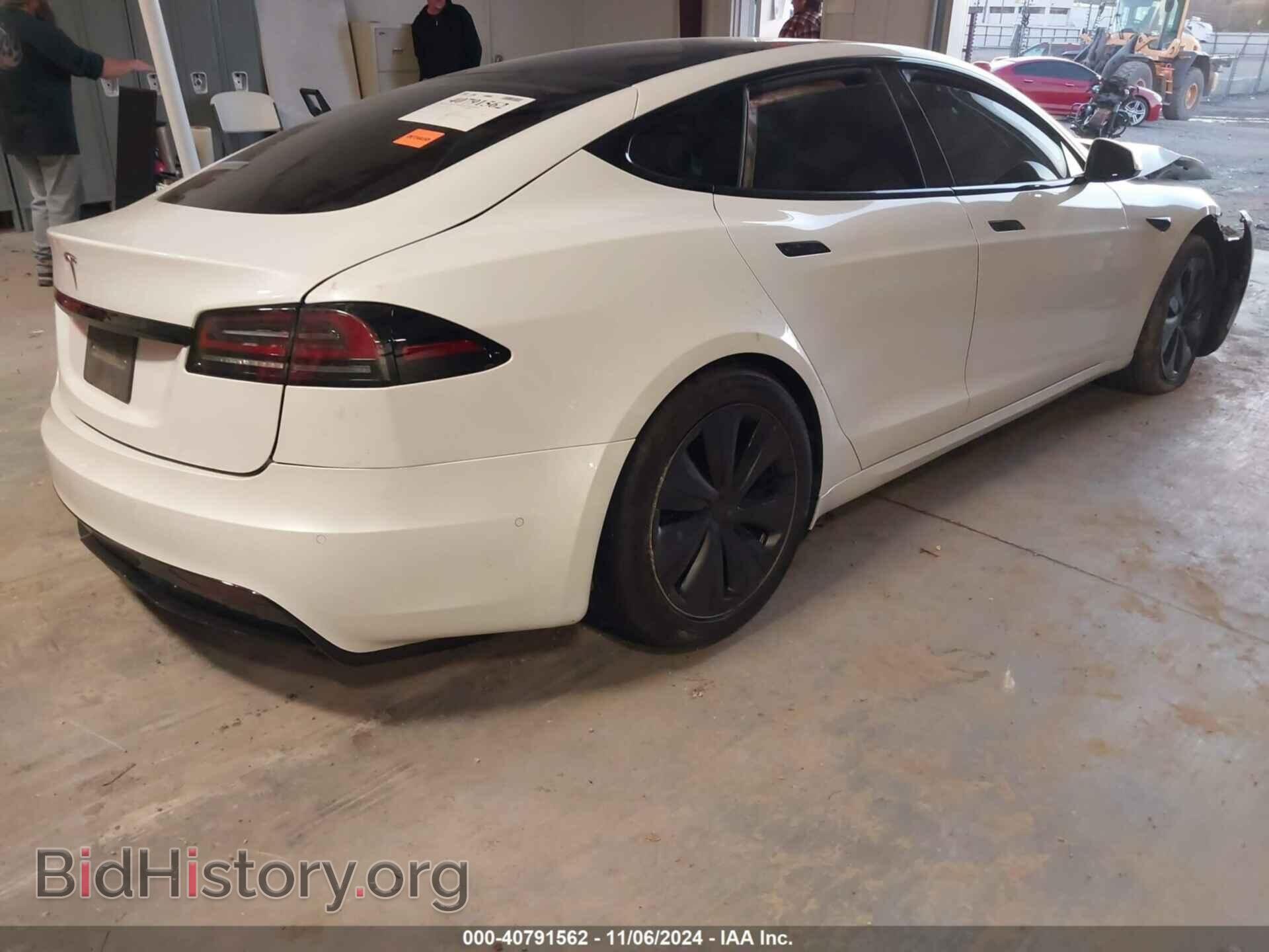 2022 TESLA MODEL S - VIN: 5YJSA1E56NF476424 - Фото 4