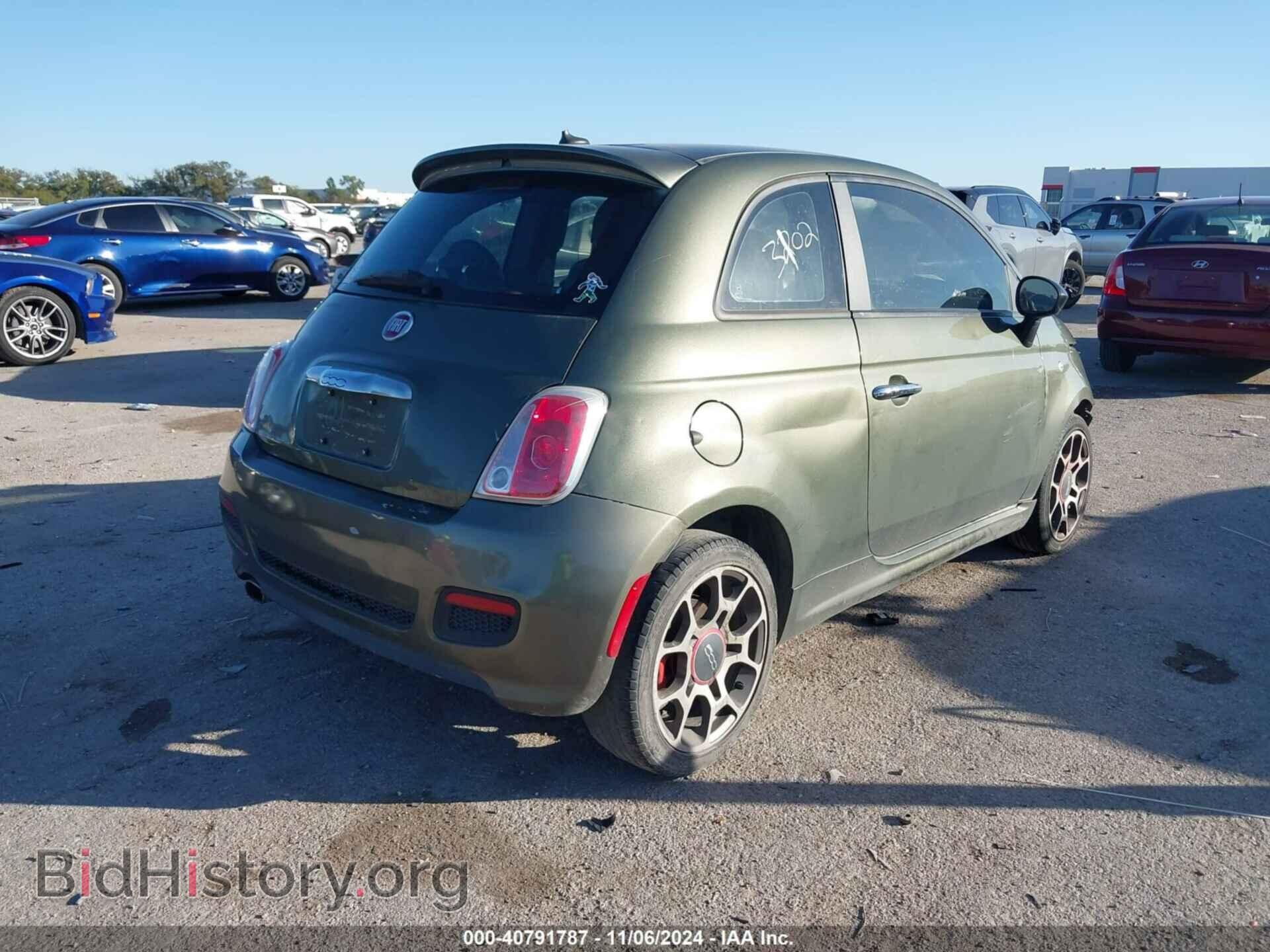 2012 FIAT 500 - VIN: 3C3CFFBRXCT123715 - Фото 4
