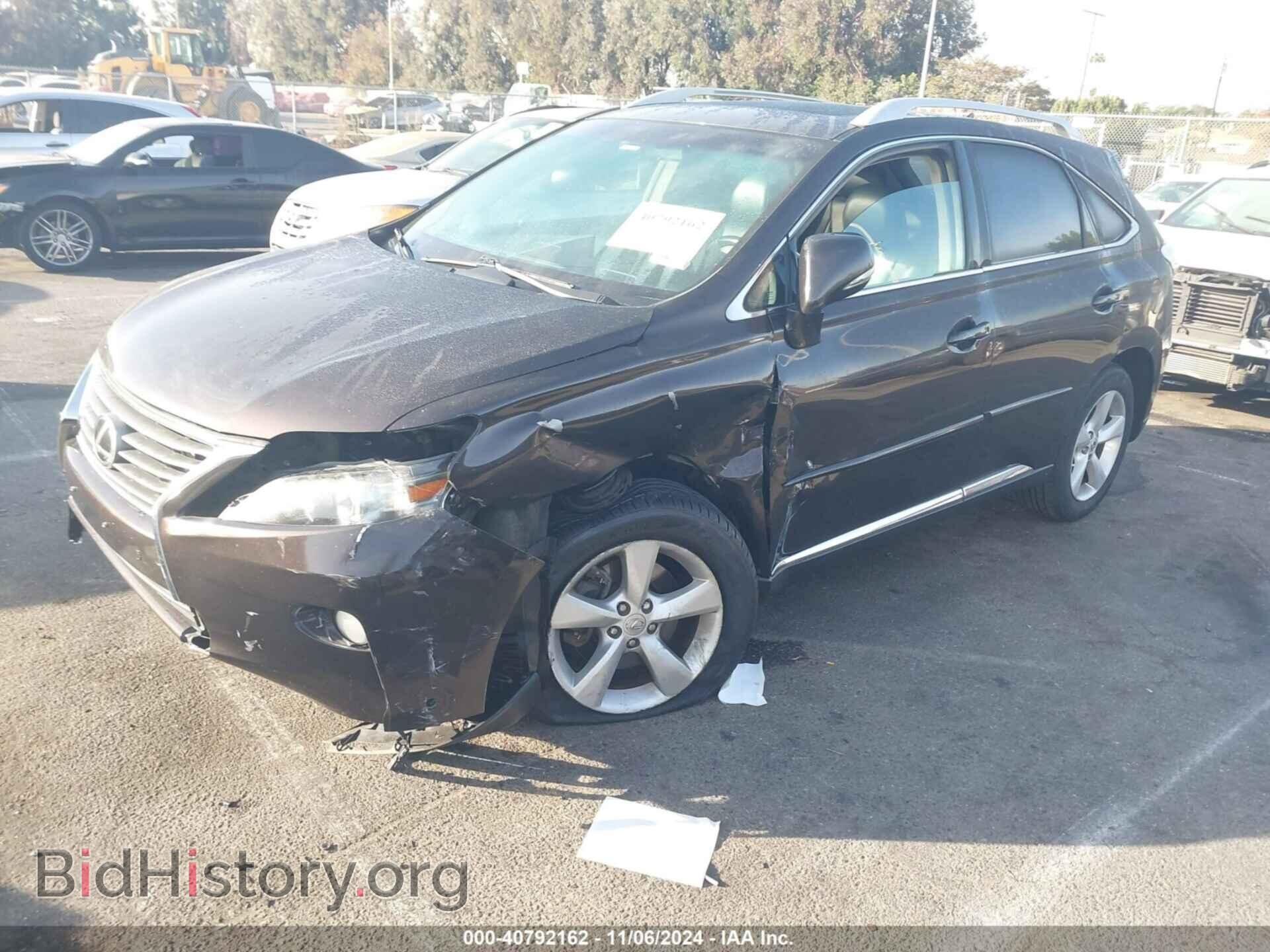 2013 LEXUS RX 350 - VIN: 2T2BK1BA3DC155308 - Фото 2