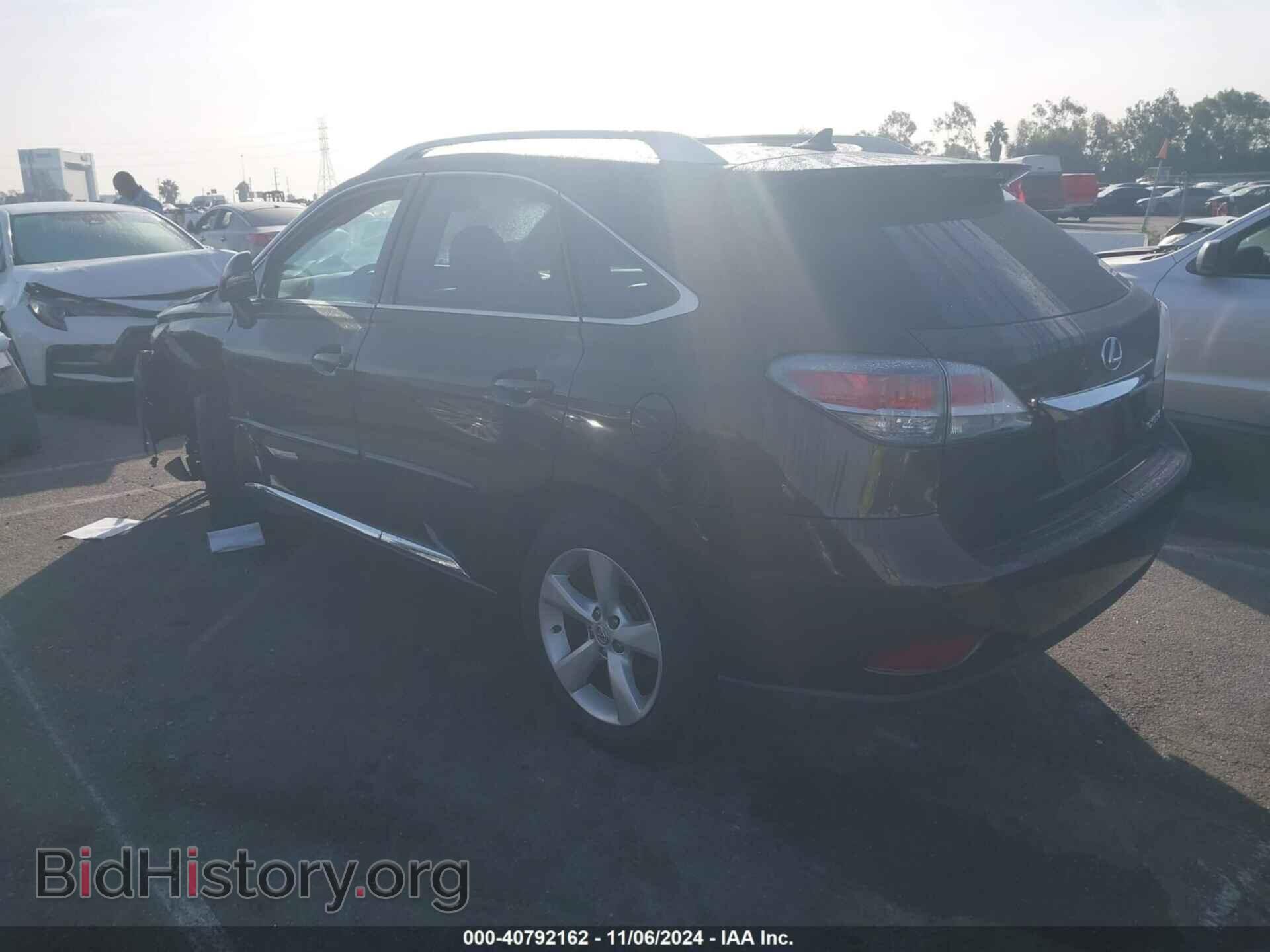 2013 LEXUS RX 350 - VIN: 2T2BK1BA3DC155308 - Фото 3