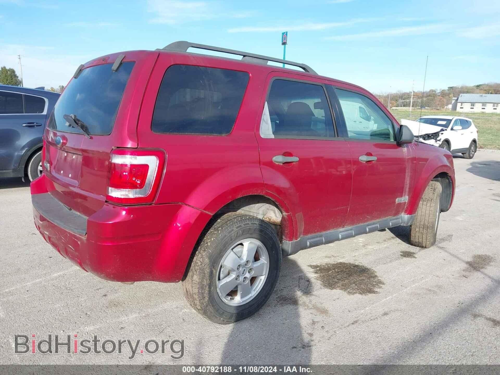 2008 FORD ESCAPE - VIN: 1FMCU03Z88KE00332 - Фото 4
