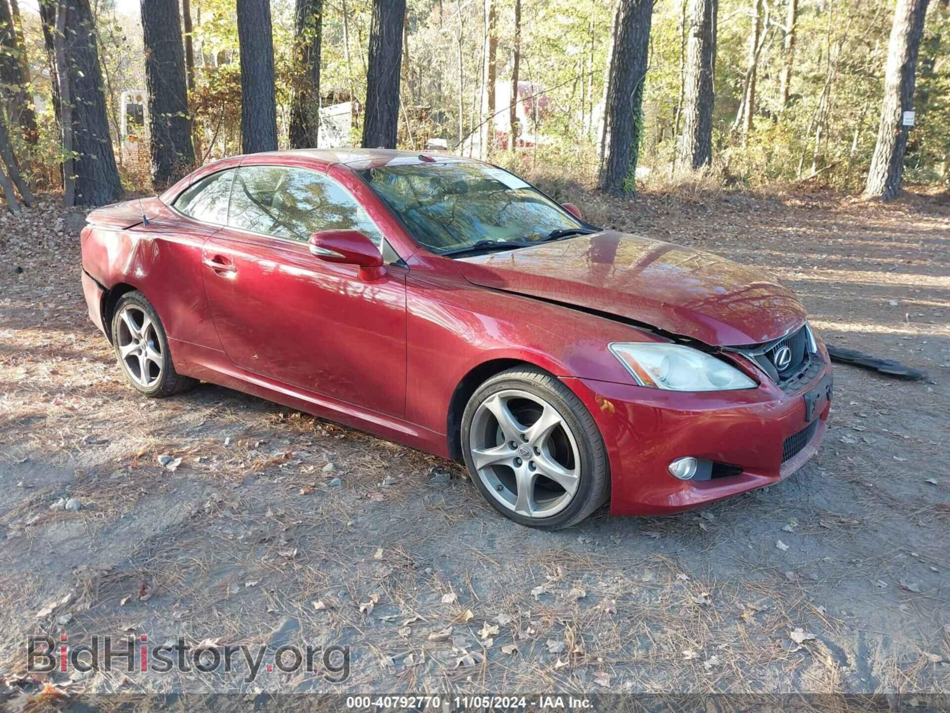 Photo JTHFF2C2XA2501810 - LEXUS IS 250C 2010