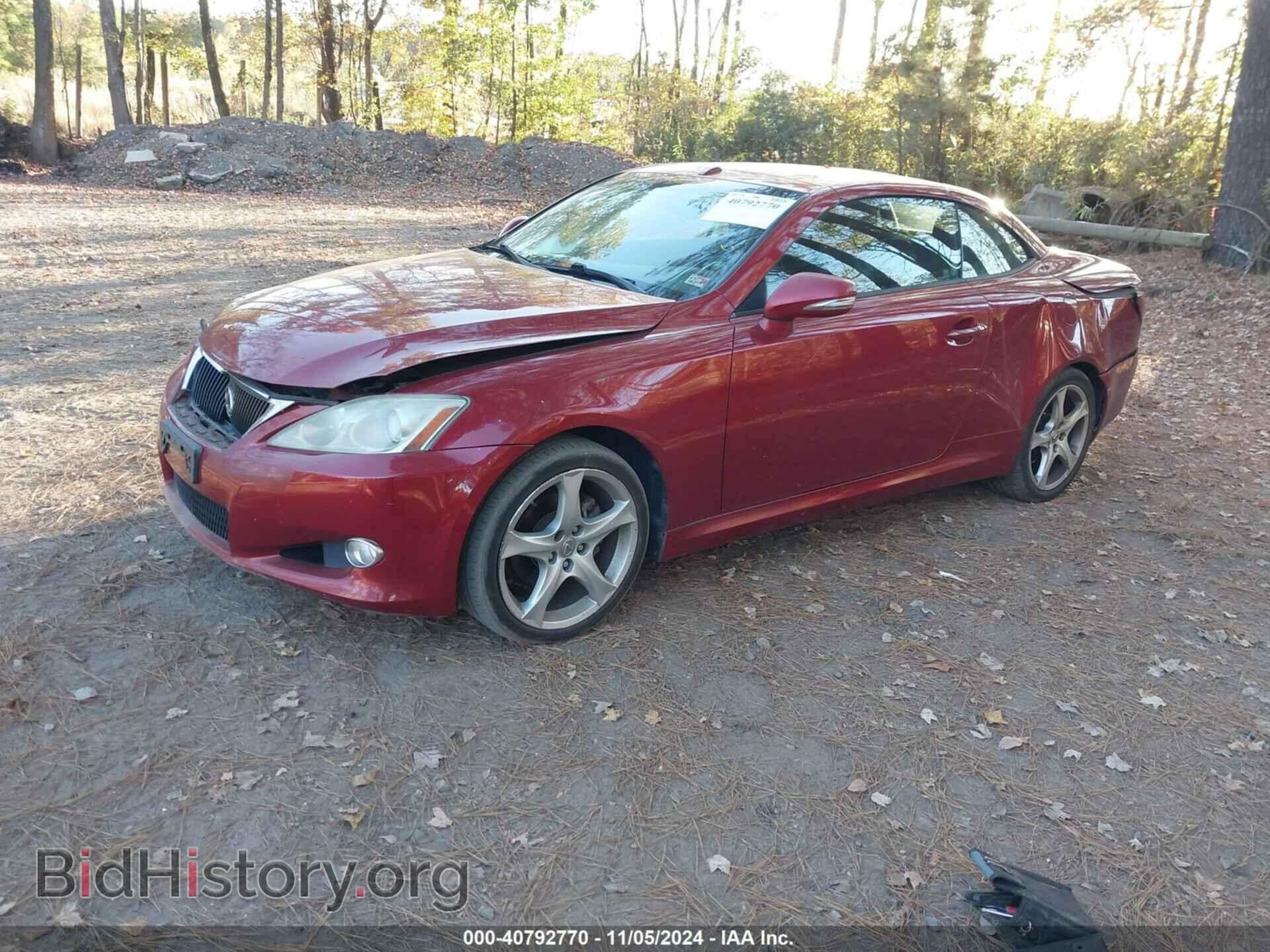 2010 LEXUS IS 250C - VIN: JTHFF2C2XA2501810 - Фото 2