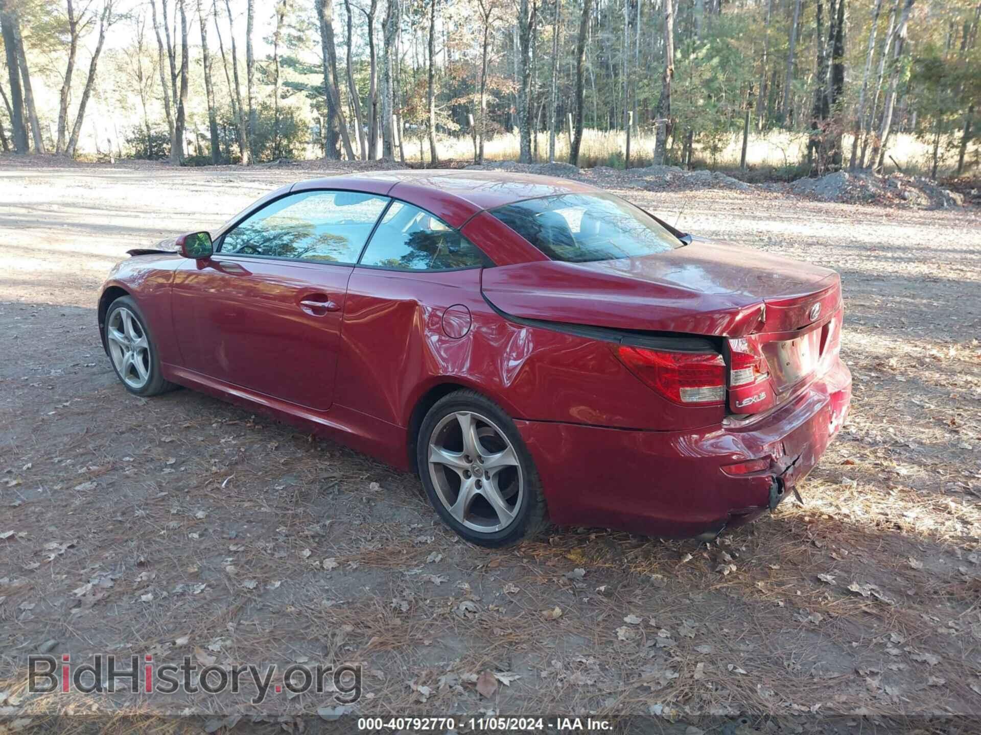 2010 LEXUS IS 250C - VIN: JTHFF2C2XA2501810 - Фото 3