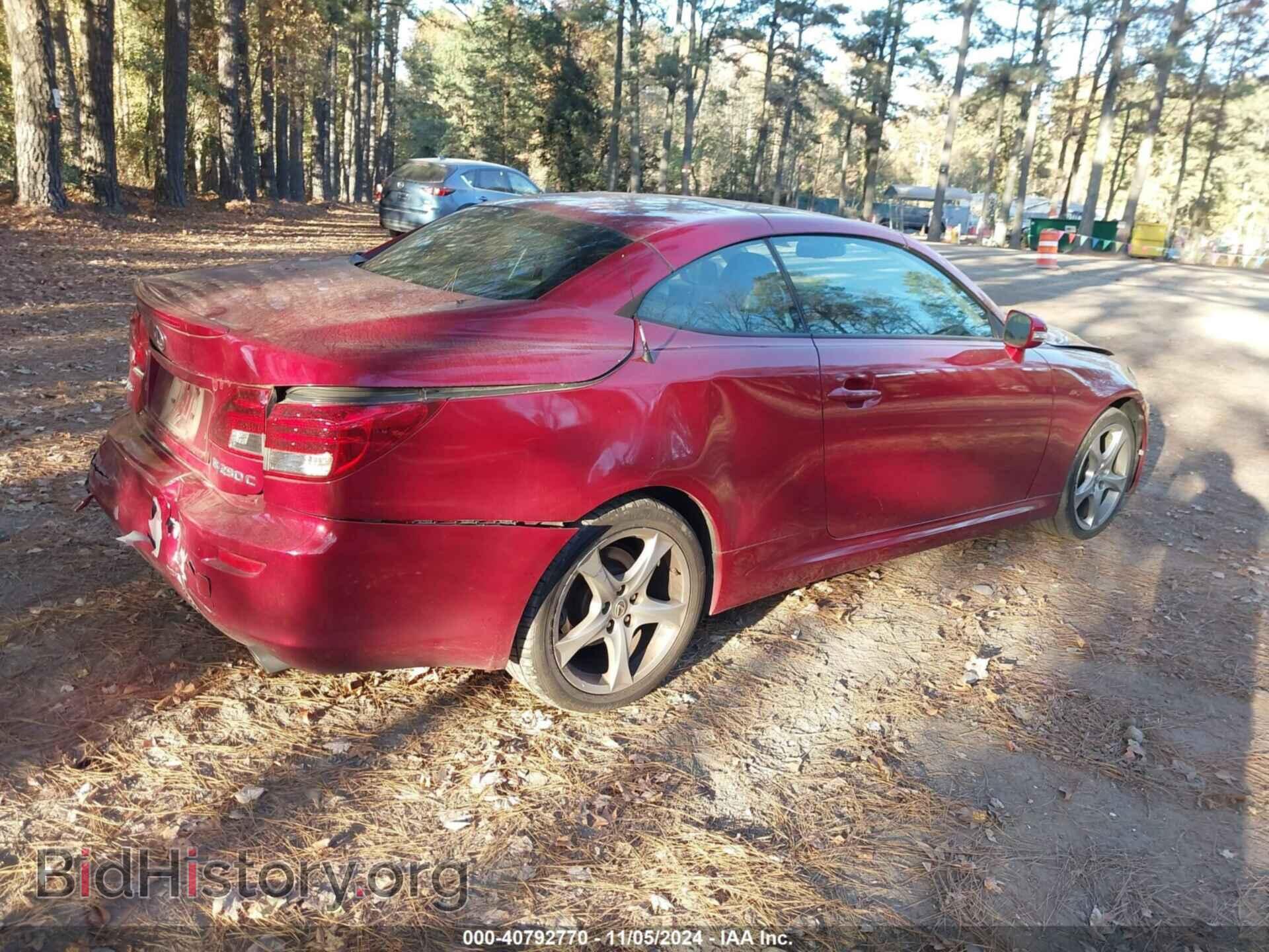 2010 LEXUS IS 250C - VIN: JTHFF2C2XA2501810 - Фото 4