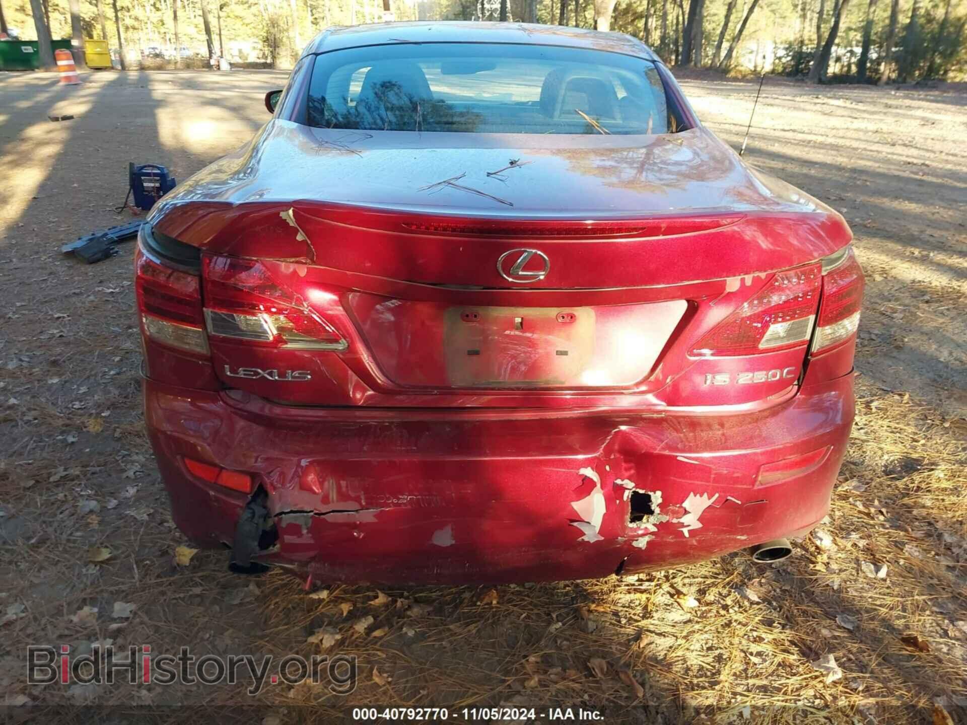 2010 LEXUS IS 250C - VIN: JTHFF2C2XA2501810 - Фото 6