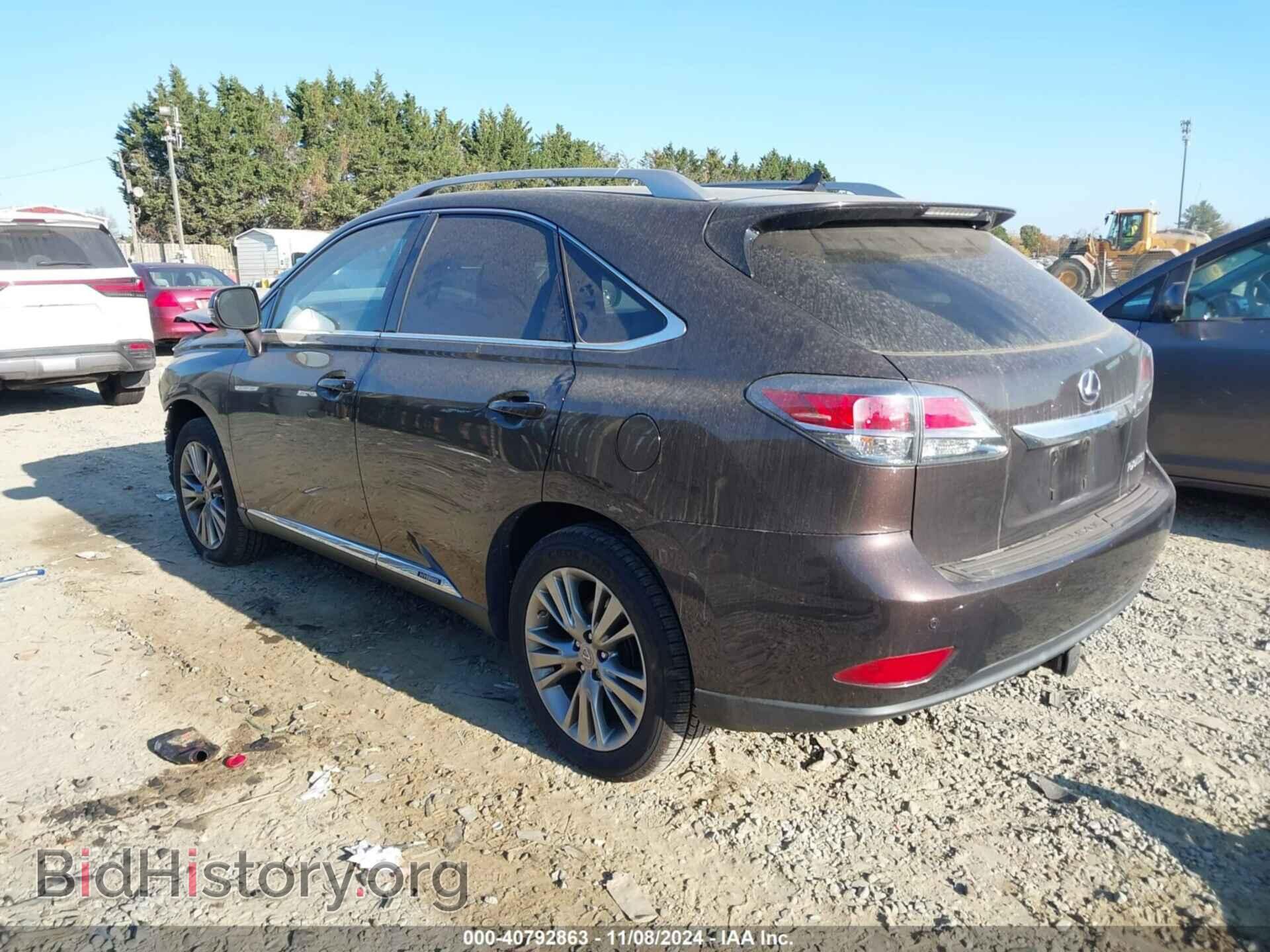 2013 LEXUS RX 450H - VIN: JTJBC1BAXD2445249 - Фото 3