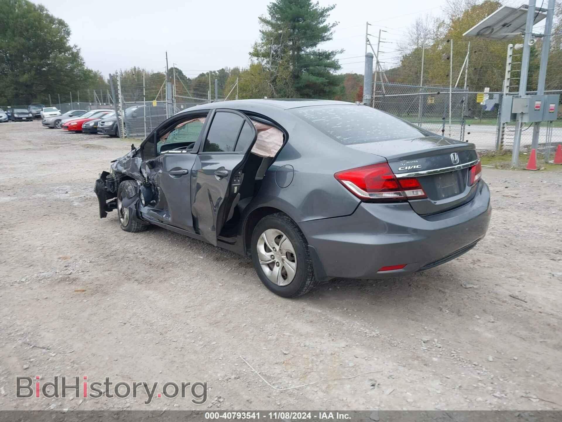 2013 HONDA CIVIC - VIN: 19XFB2F54DE020073 - Фото 3