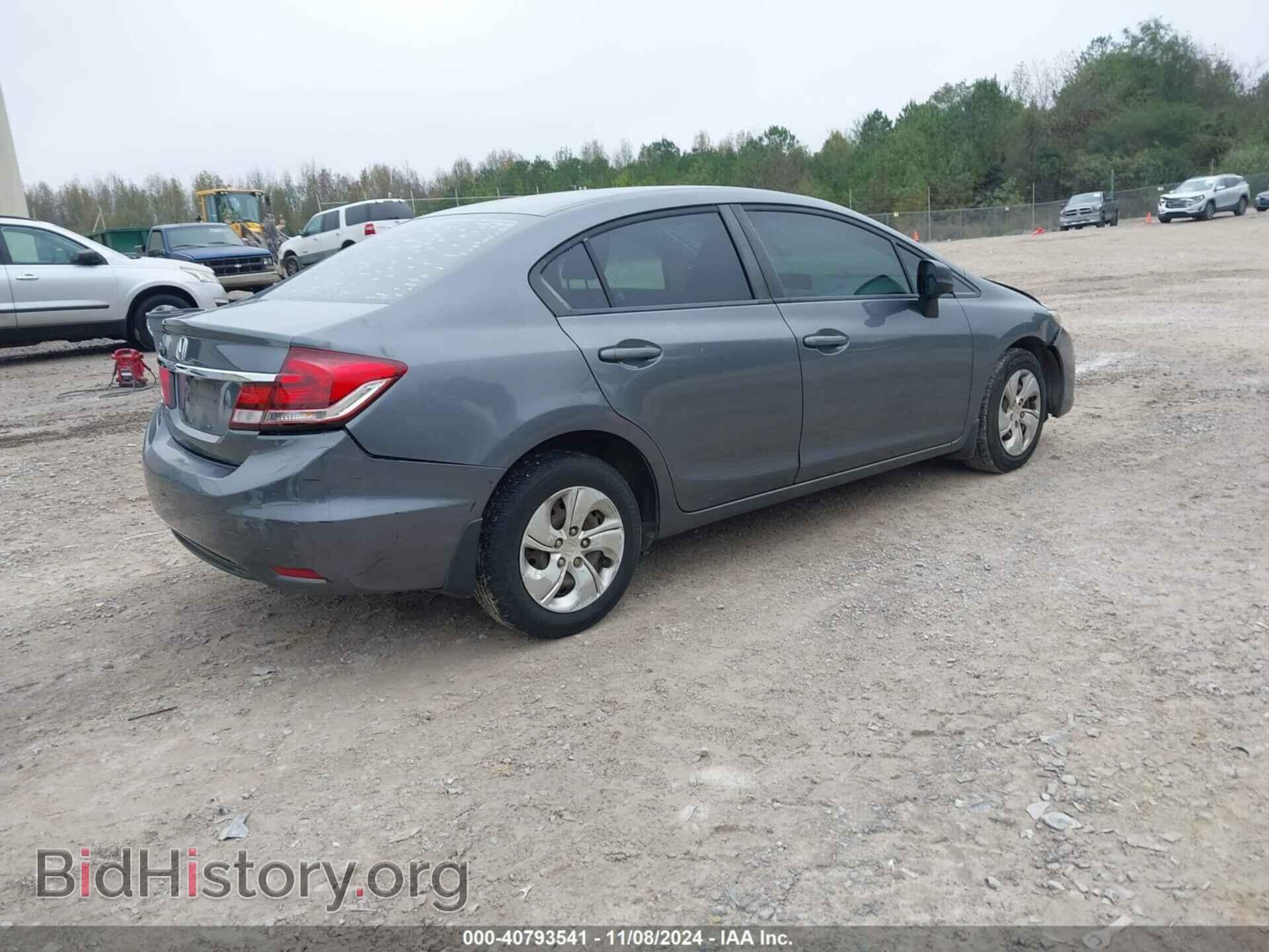 2013 HONDA CIVIC - VIN: 19XFB2F54DE020073 - Фото 4