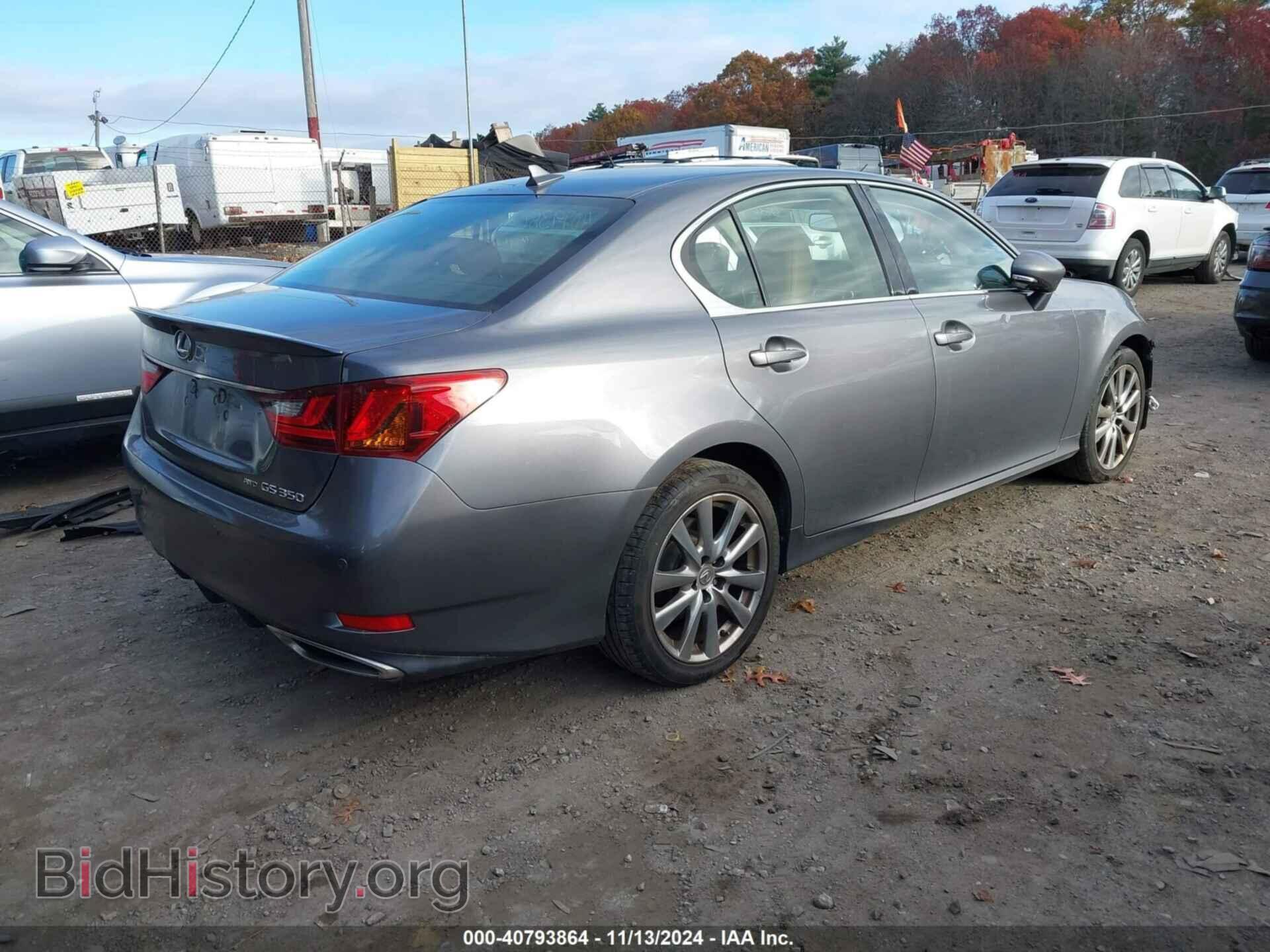 2013 LEXUS GS 350 - VIN: JTHCE1BL6D5014990 - Photo 4