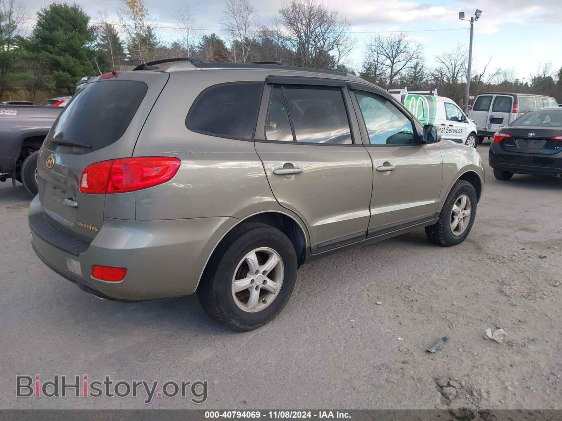 2007 HYUNDAI SANTA FE - VIN: 5NMSG13D87H108143 - Фото 4