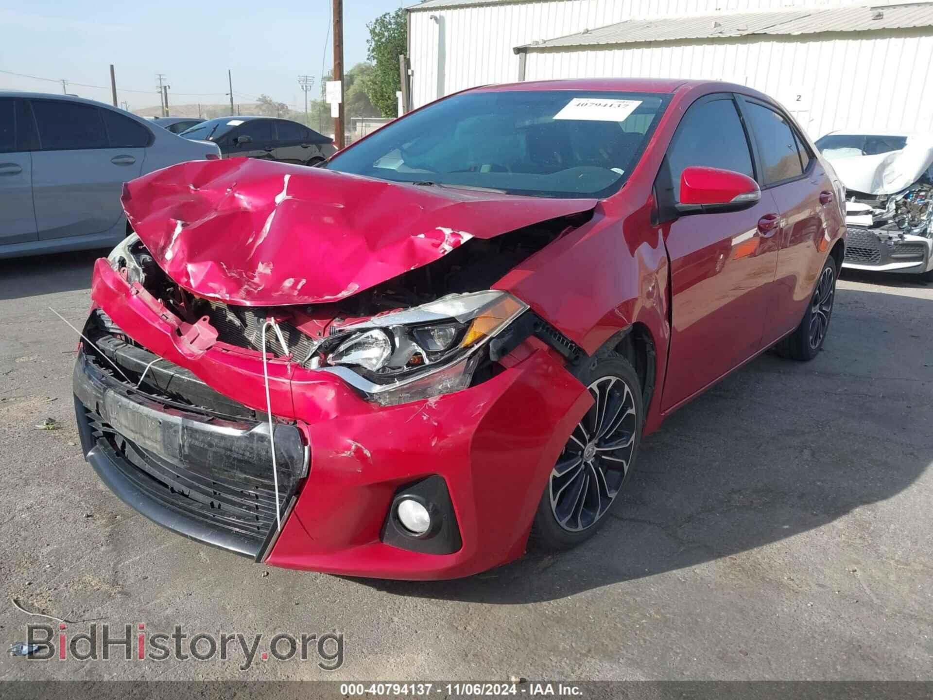2016 TOYOTA COROLLA - VIN: 5YFBURHE1GP412428 - Фото 2