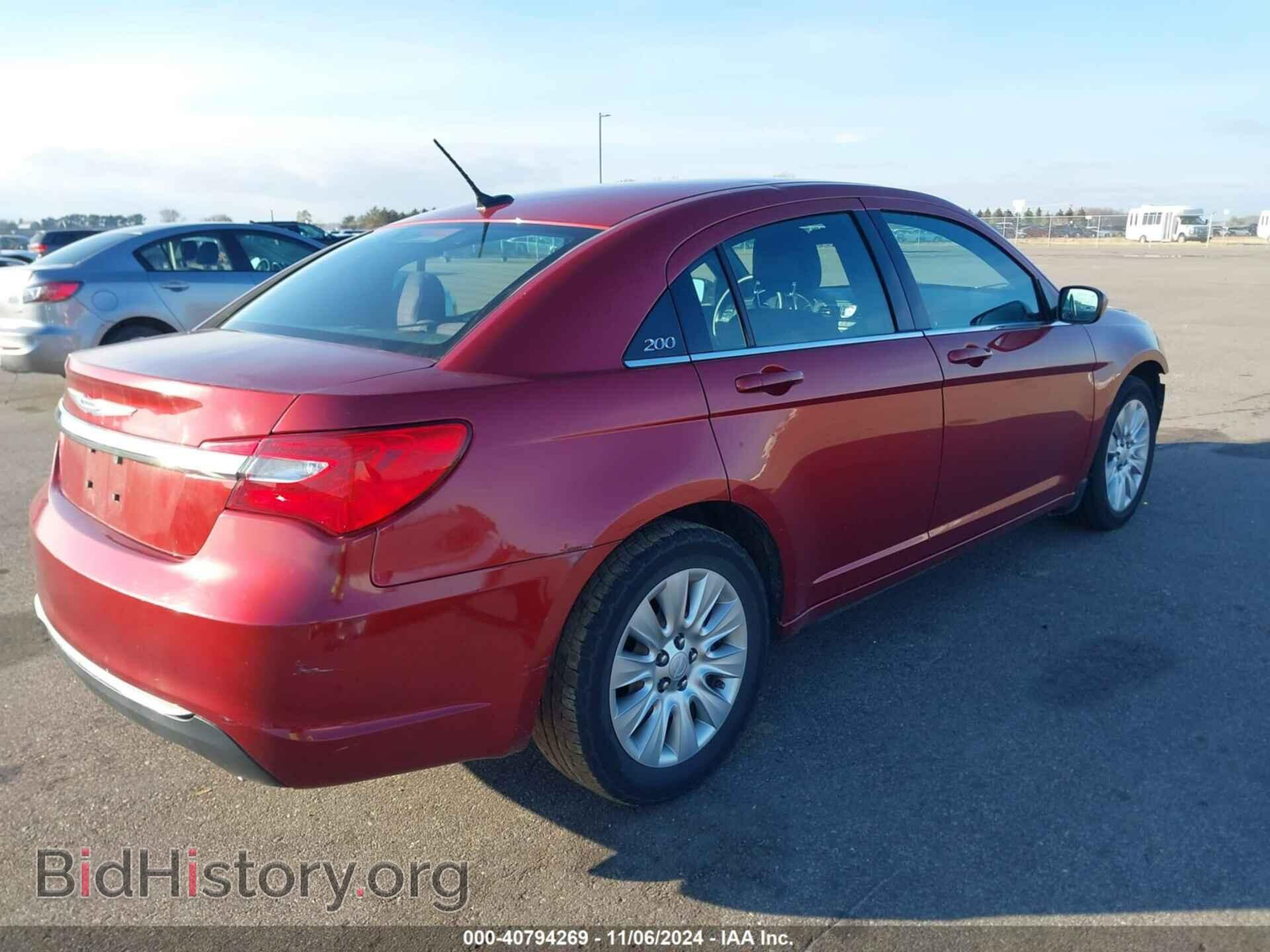 2013 CHRYSLER 200 - VIN: 1C3CCBAG9DN767807 - Фото 4