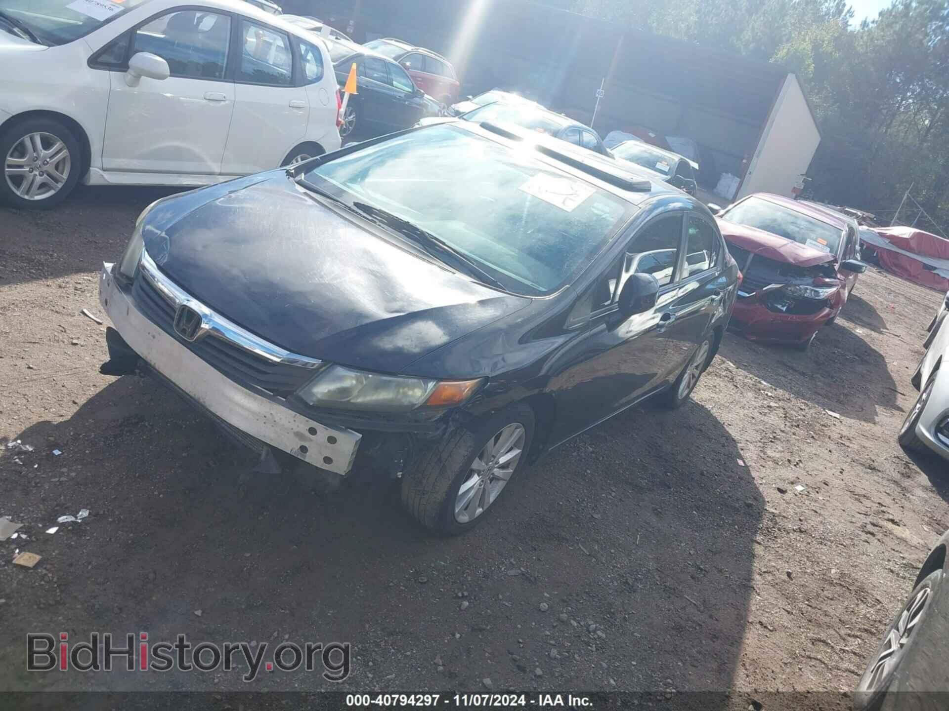 2012 HONDA CIVIC - VIN: 2HGFB2F92CH543115 - Фото 2