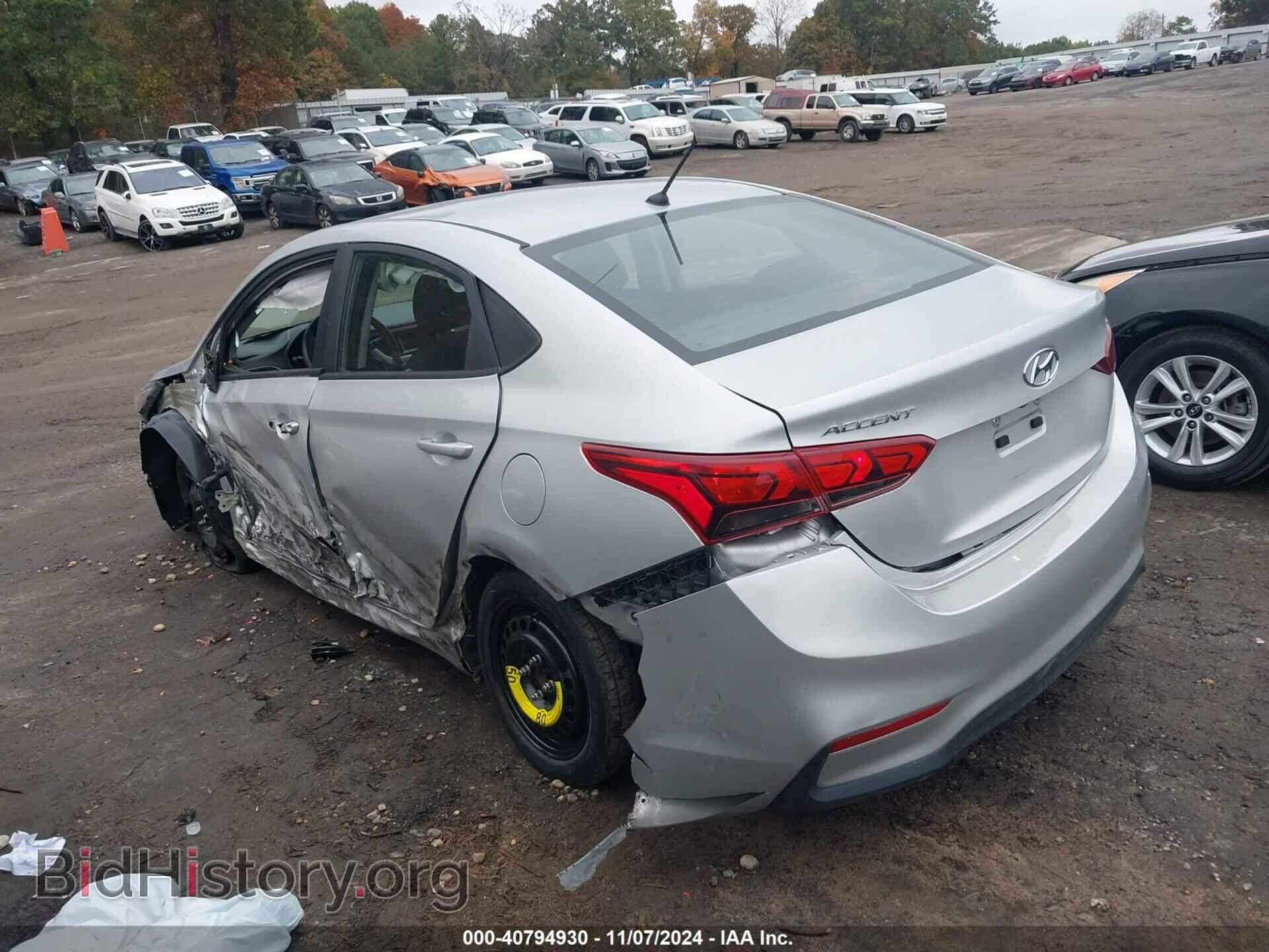 2020 HYUNDAI ACCENT - VIN: 3KPC24A68LE093315 - Фото 3