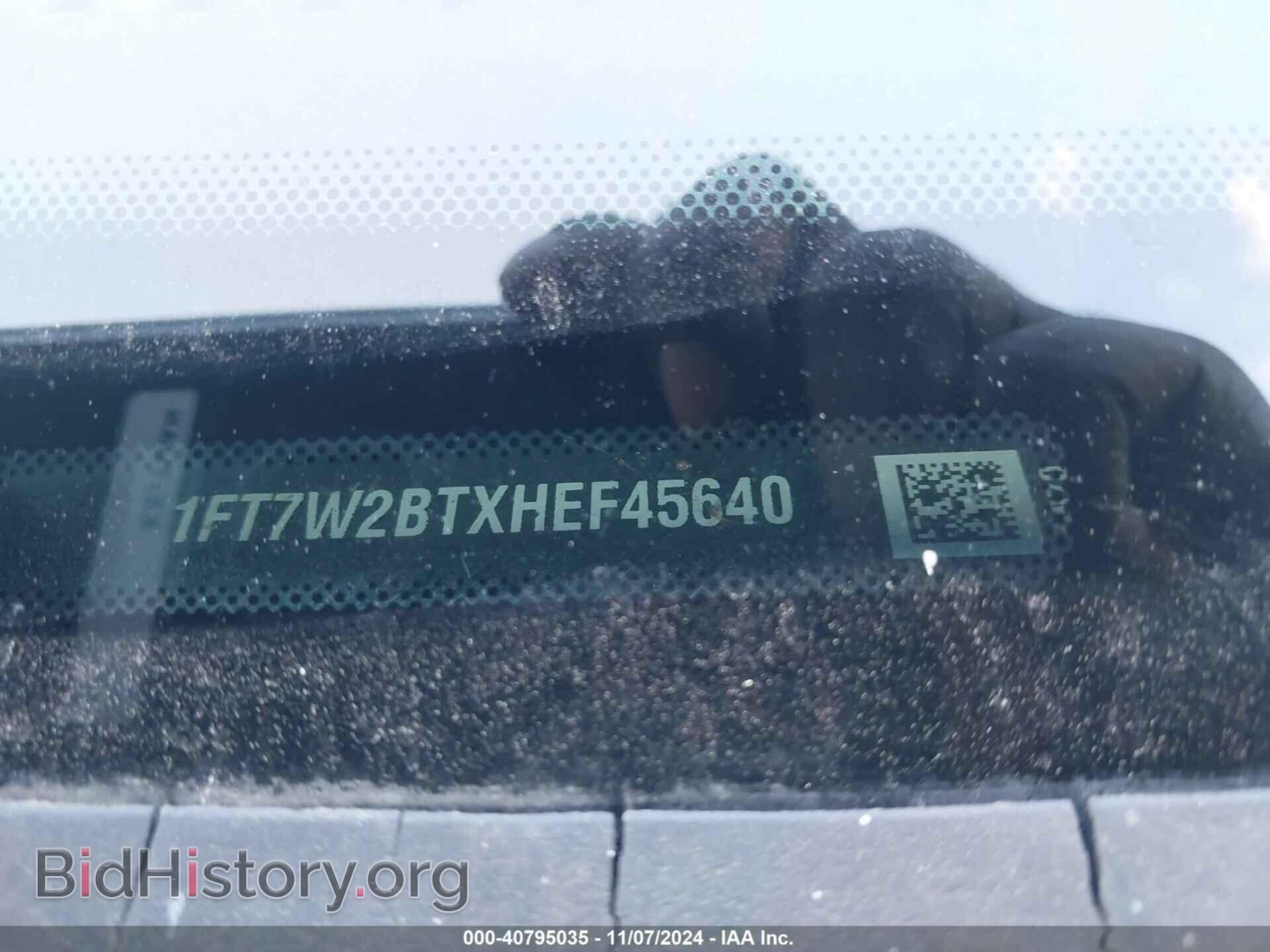 2017 FORD F-250 - VIN: 1FT7W2BTXHEF45640 - Фото 9
