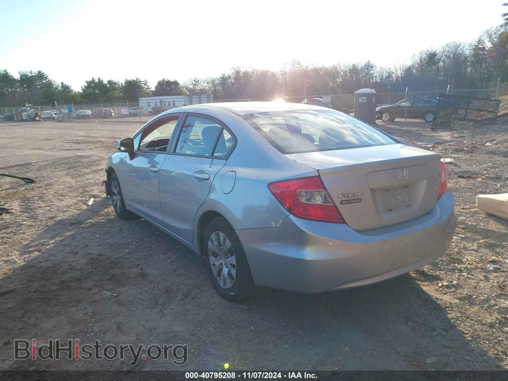 2012 HONDA CIVIC - VIN: 19XFB2F51CE339347 - Фото 3
