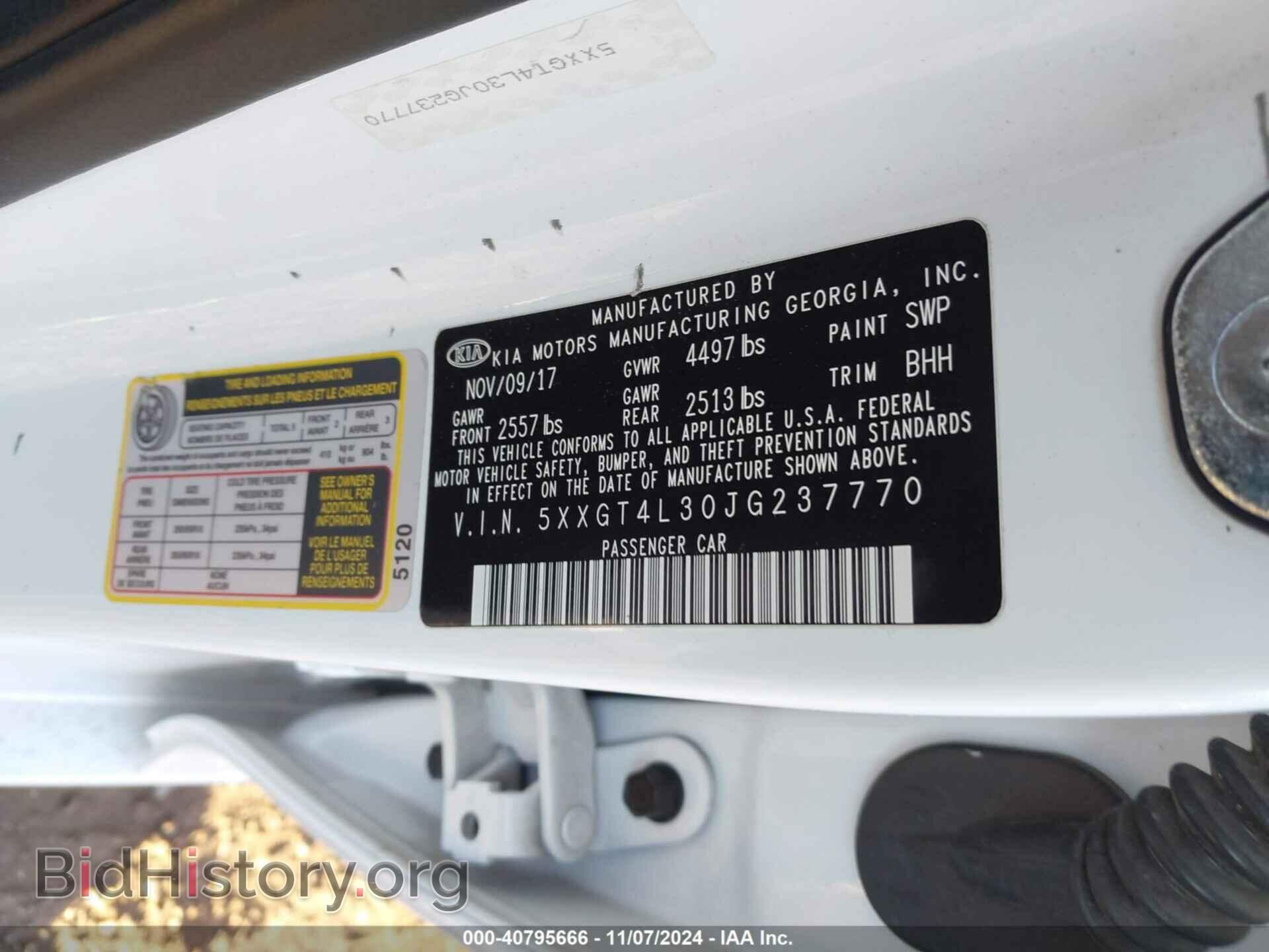 2018 KIA OPTIMA - VIN: 5XXGT4L30JG237770 - Фото 9