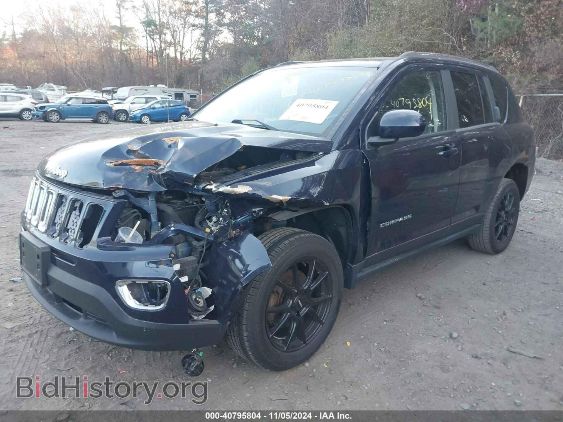 2016 JEEP COMPASS - VIN: 1C4NJDEB9GD725510 - Фото 2