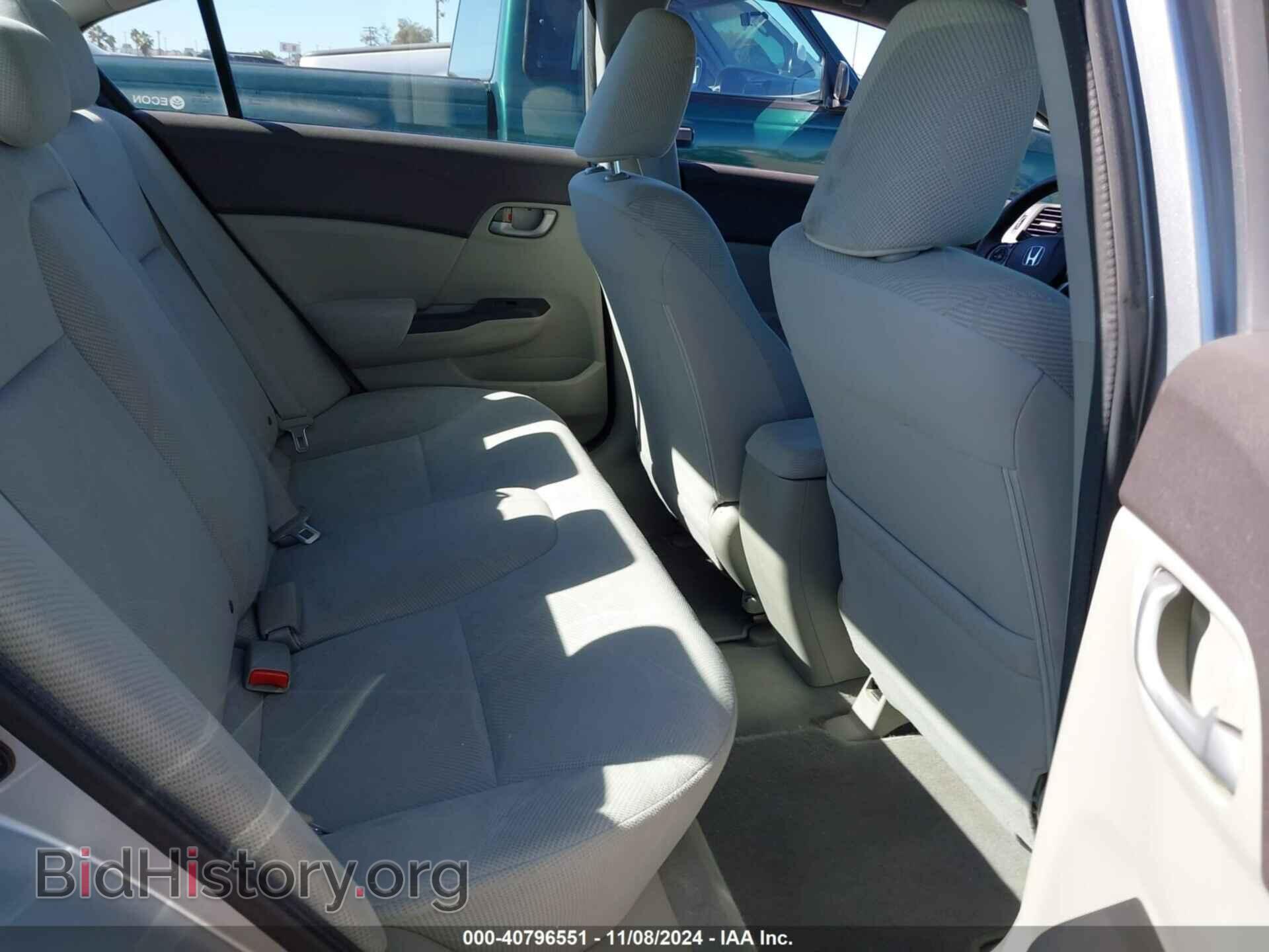 2012 HONDA CIVIC - VIN: 19XFB2F59CE350399 - Фото 8