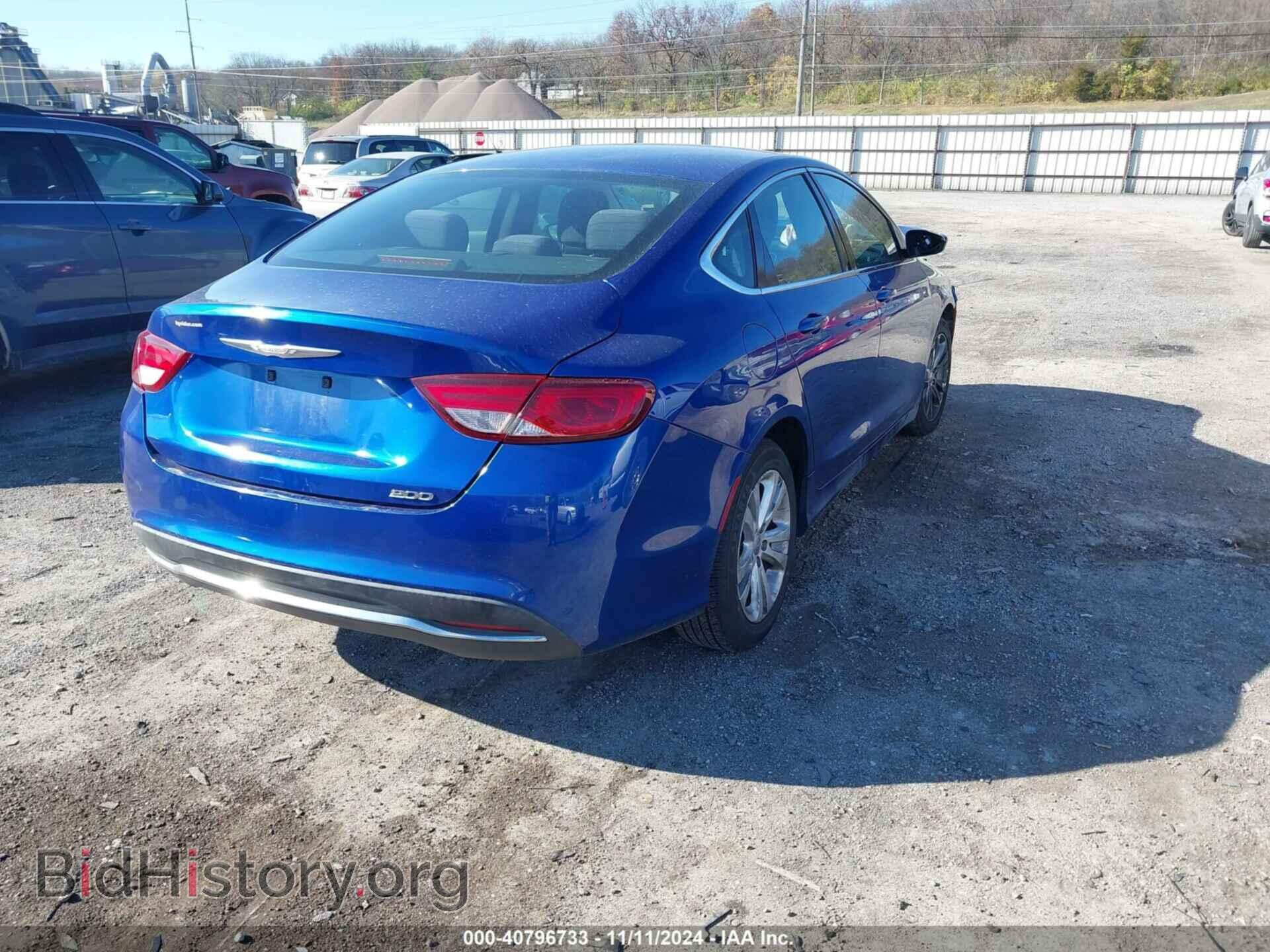 2015 CHRYSLER 200 - VIN: 1C3CCCAB3FN674293 - Photo 4