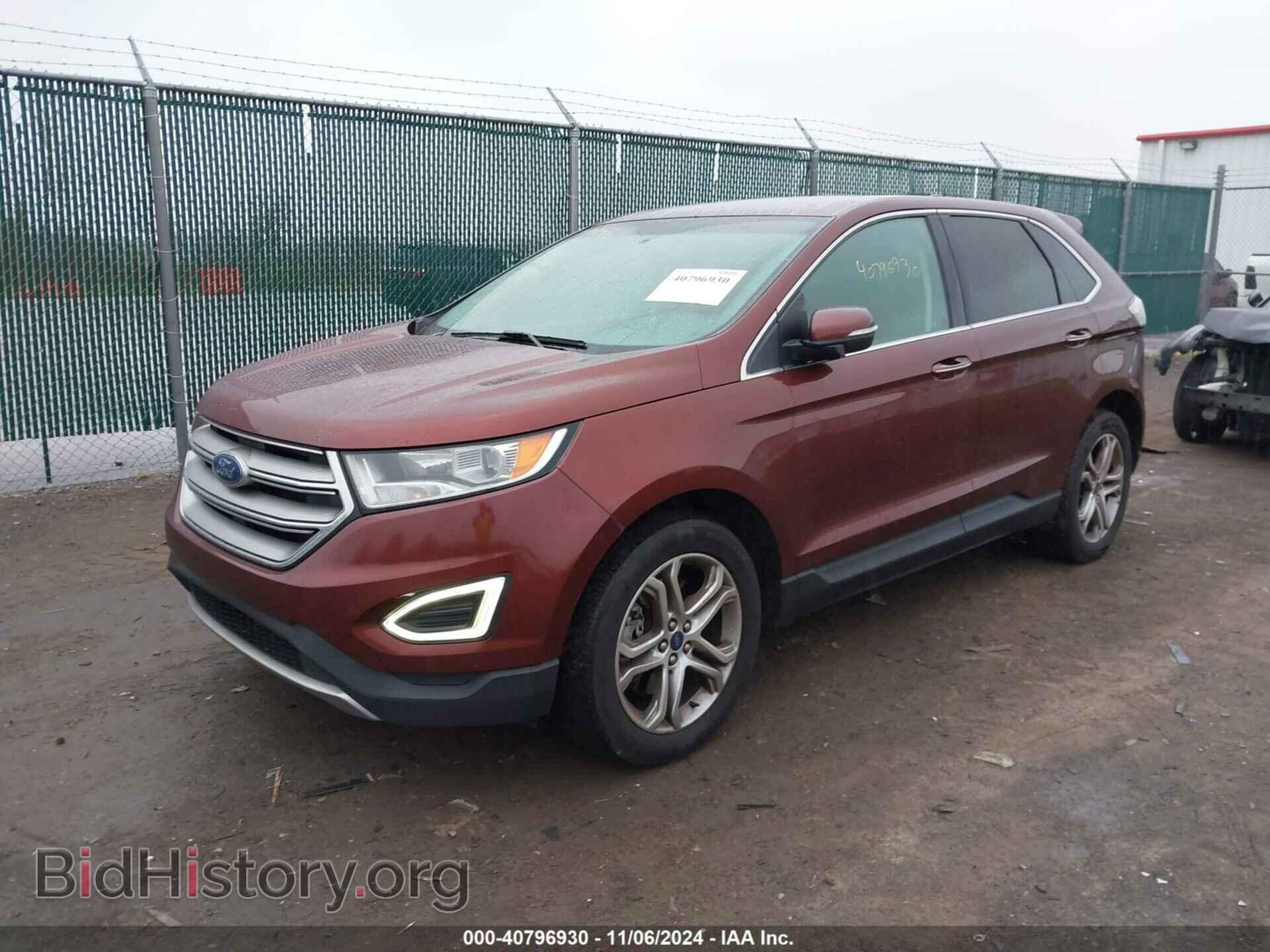2016 FORD EDGE - VIN: 2FMPK4K87GBB05156 - Photo 2