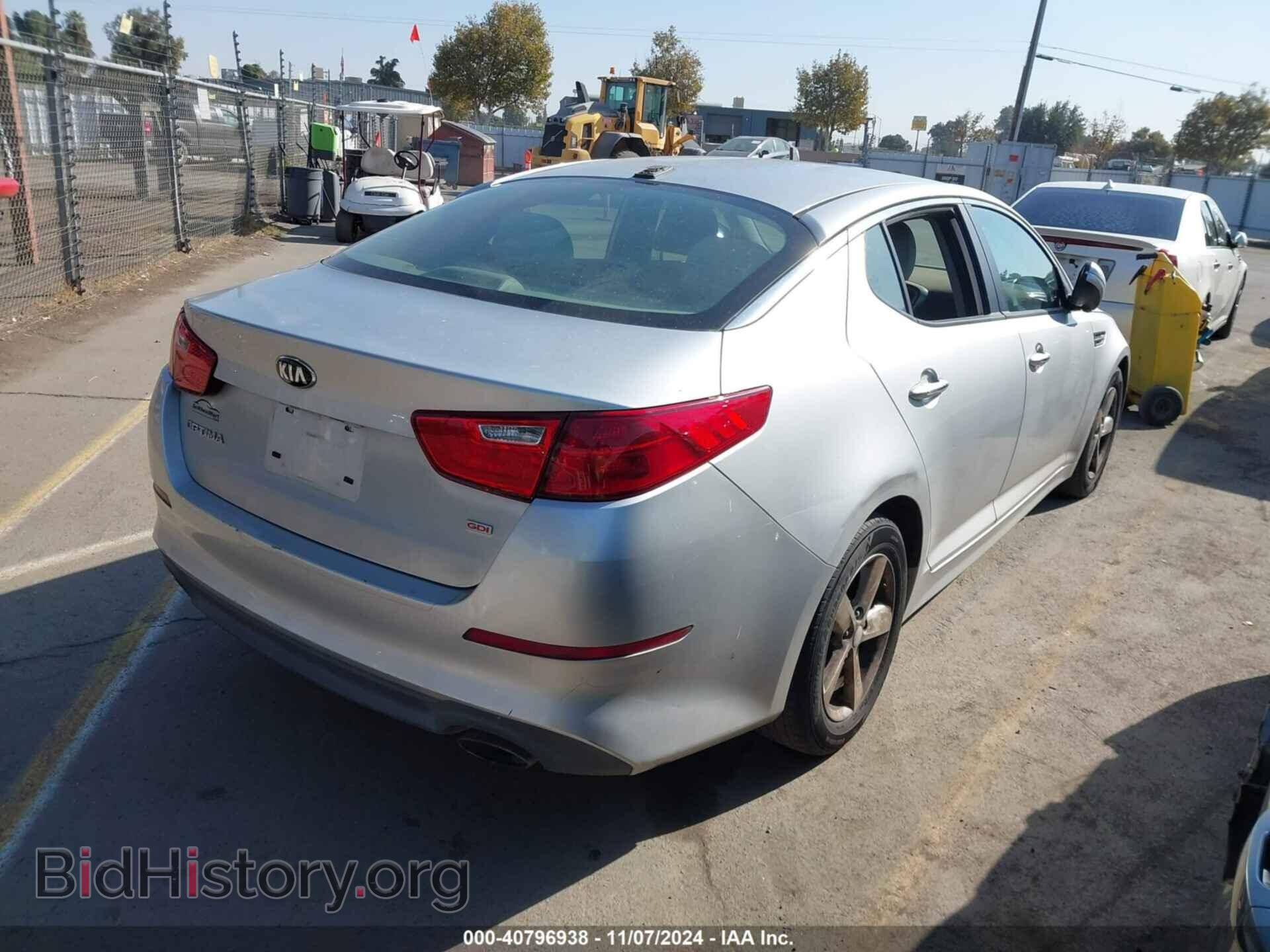 2014 KIA OPTIMA - VIN: KNAGM4A71E5480501 - Photo 4