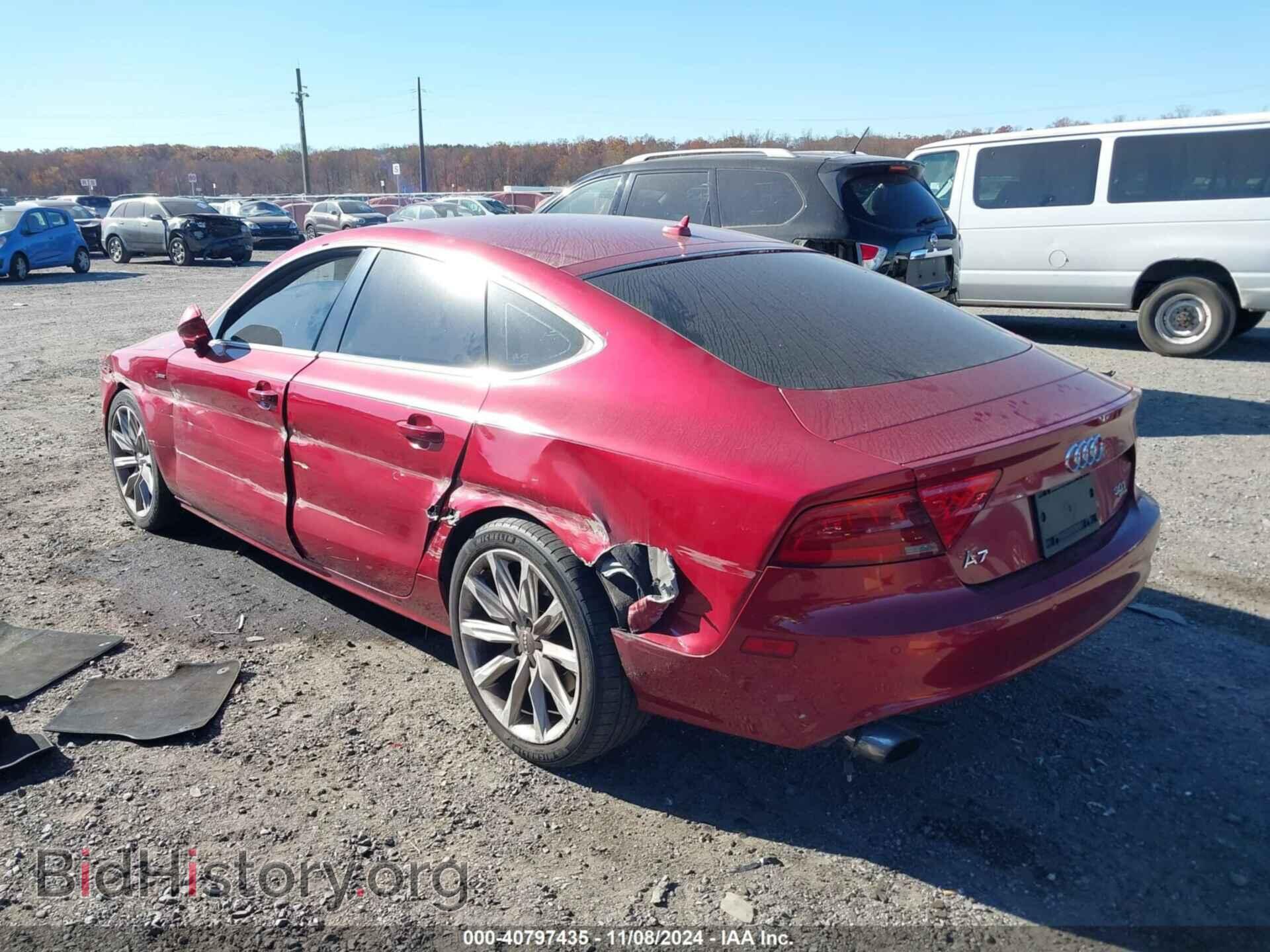 2012 AUDI A7 - VIN: WAUYGAFC3CN048442 - Фото 3