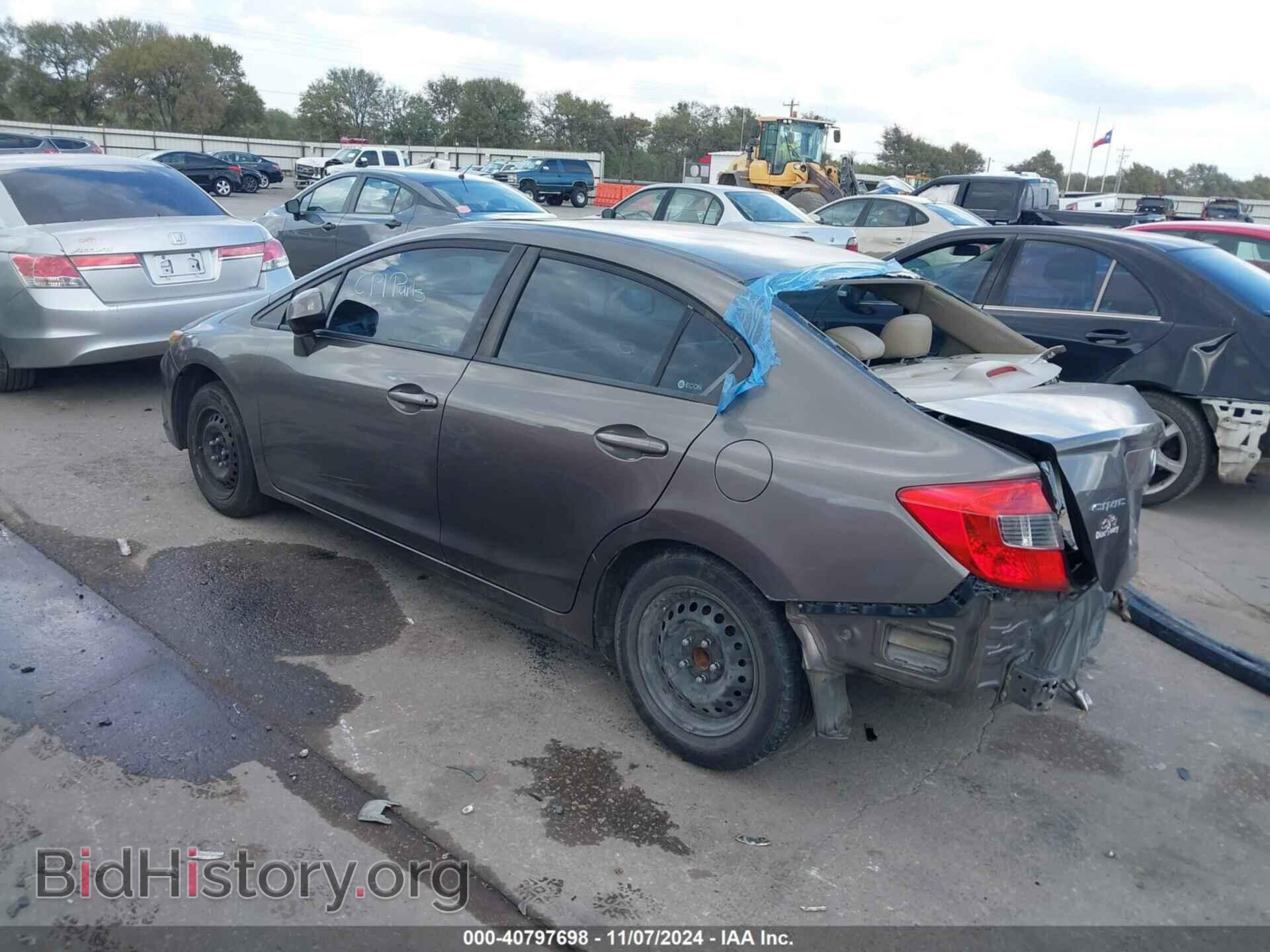 2012 HONDA CIVIC - VIN: 19XFB2F9XCE089691 - Фото 3
