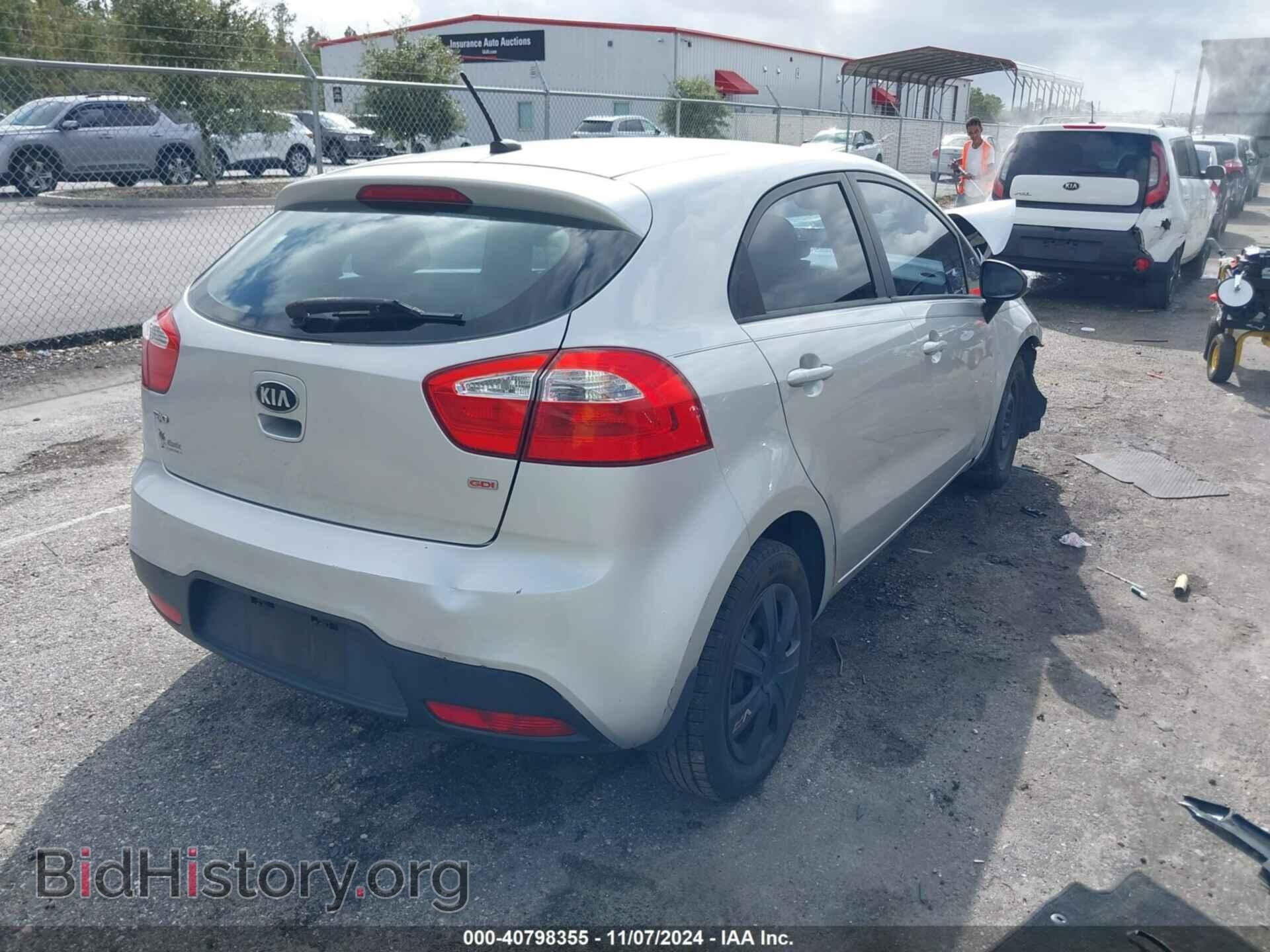 2013 KIA RIO - VIN: KNADM5A38D6246256 - Фото 4