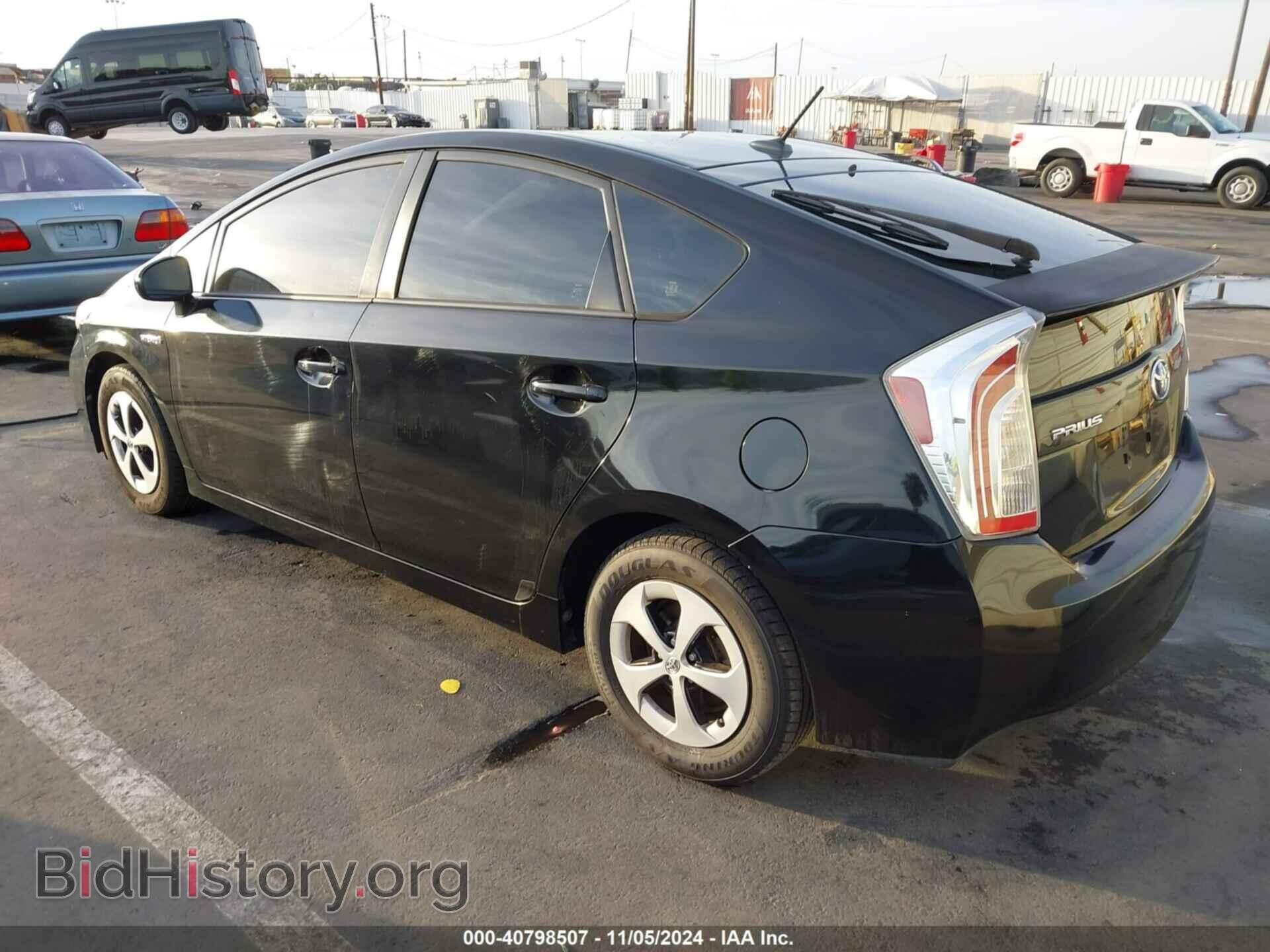 2013 TOYOTA PRIUS - VIN: JTDKN3DU8D0351138 - Фото 3