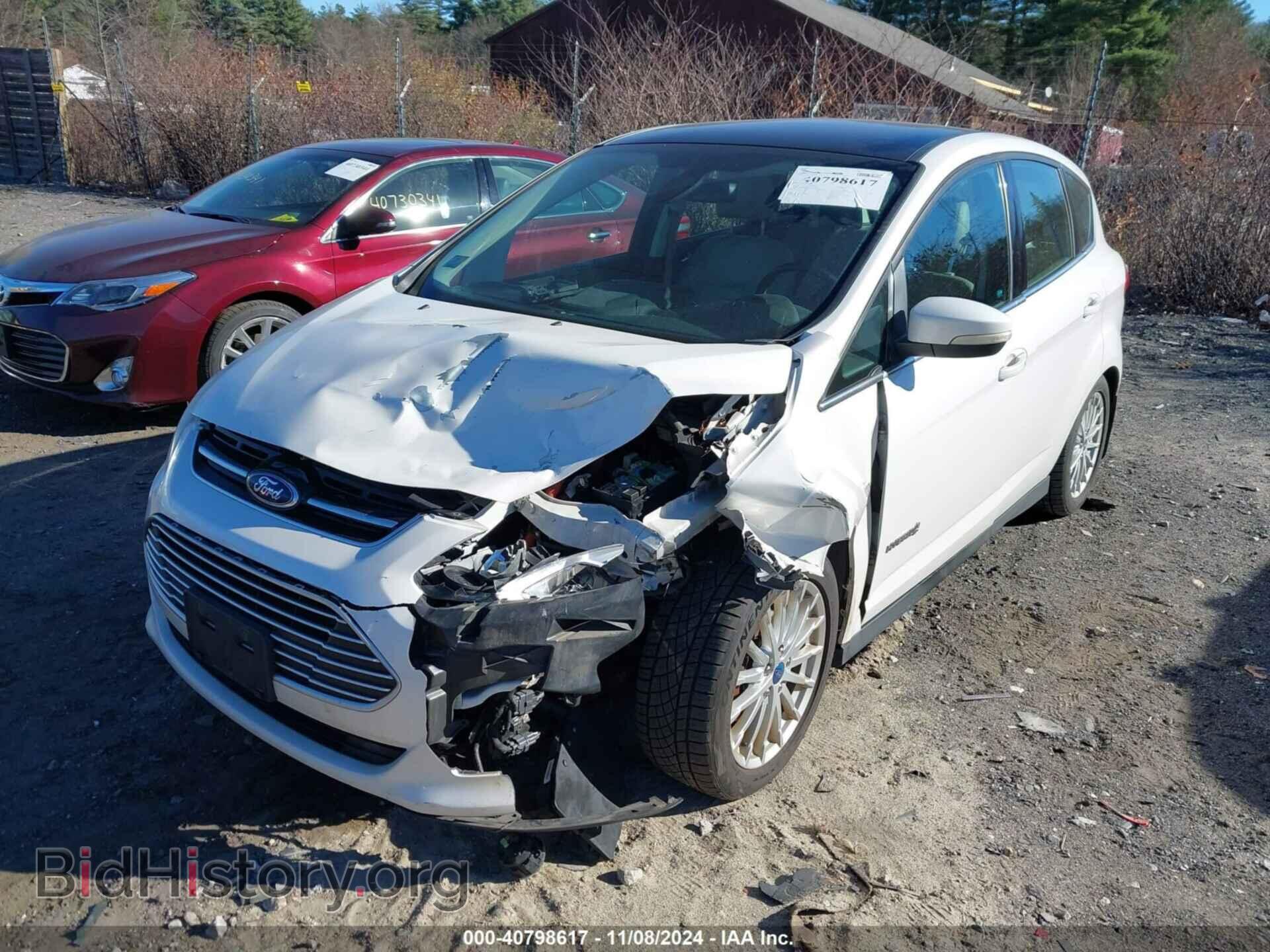 2013 FORD C-MAX HYBRID - VIN: 1FADP5BU5DL505049 - Фото 2