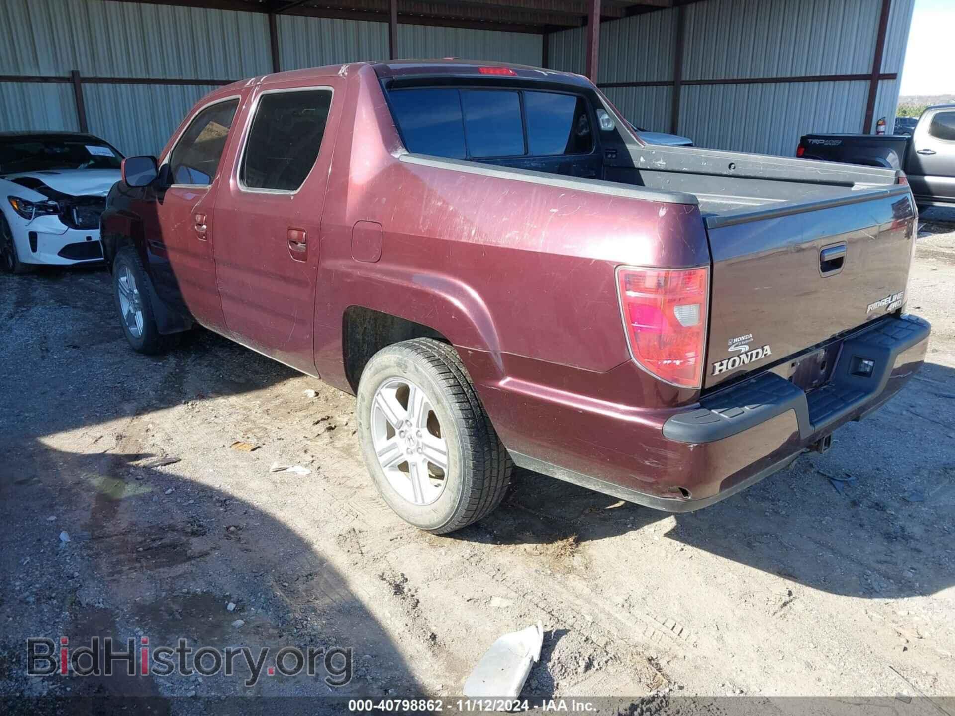 2010 HONDA RIDGELINE - VIN: 5FPYK1F51AB004199 - Фото 3