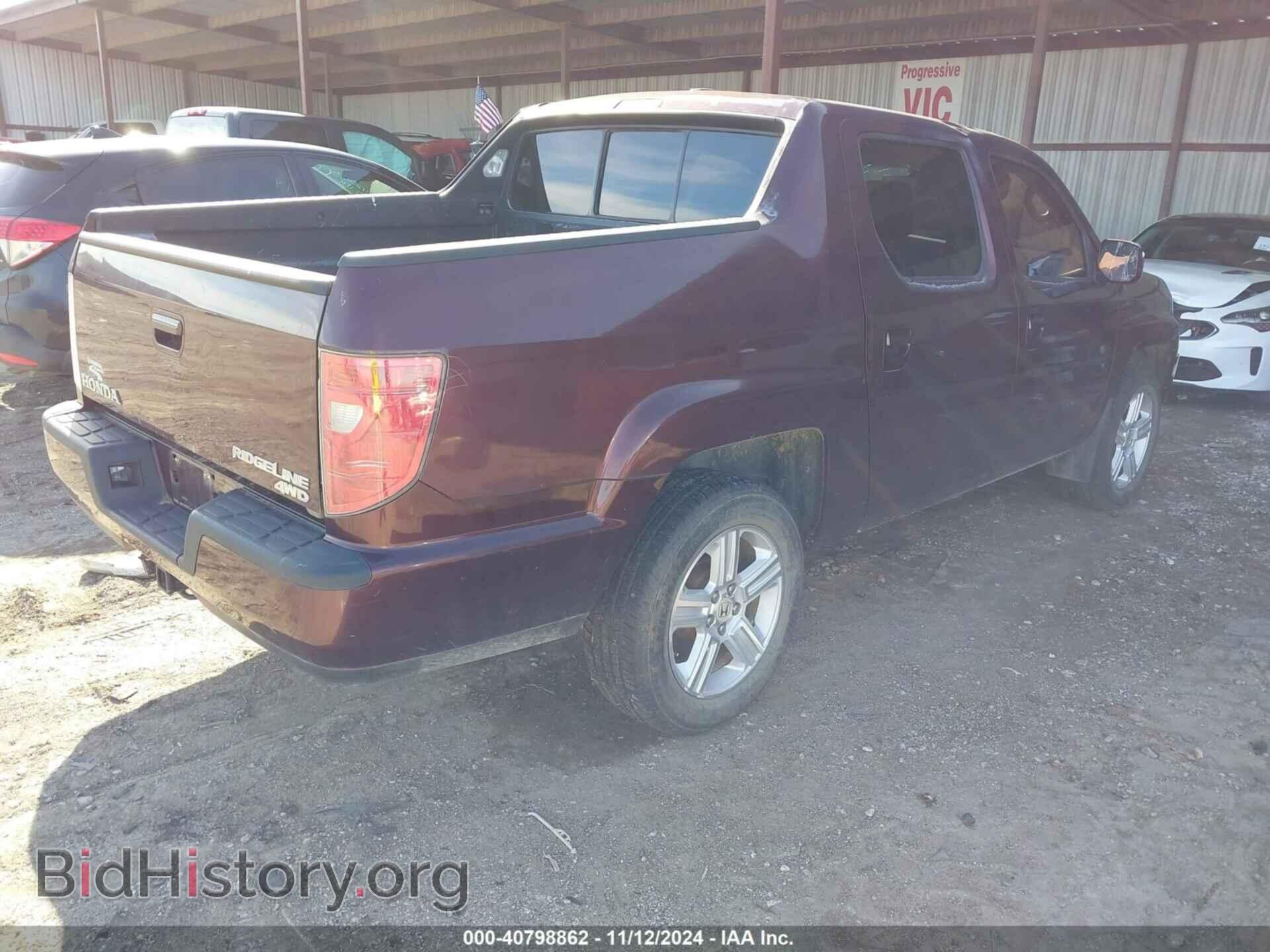 2010 HONDA RIDGELINE - VIN: 5FPYK1F51AB004199 - Фото 4