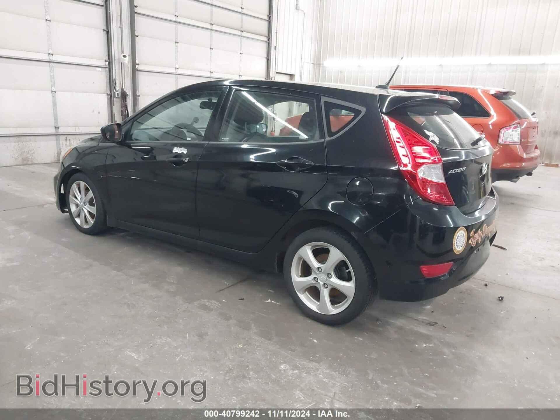 2012 HYUNDAI ACCENT - VIN: KMHCU5AE0CU004616 - Фото 3