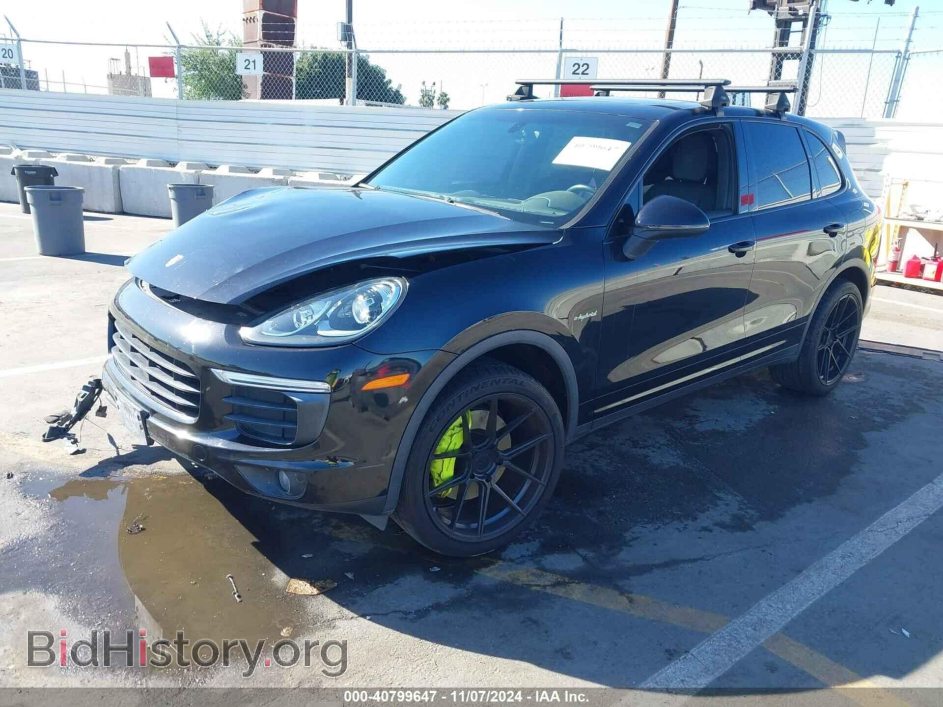 2016 PORSCHE CAYENNE E-HYBRID - VIN: WP1AE2A25GLA63636 - Фото 2