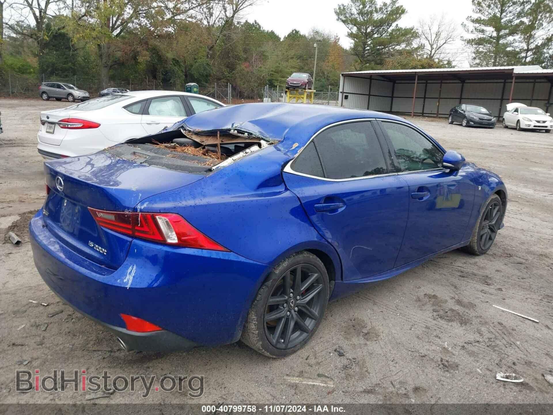 2016 LEXUS IS 200T - VIN: JTHBA1D23G5018401 - Фото 4