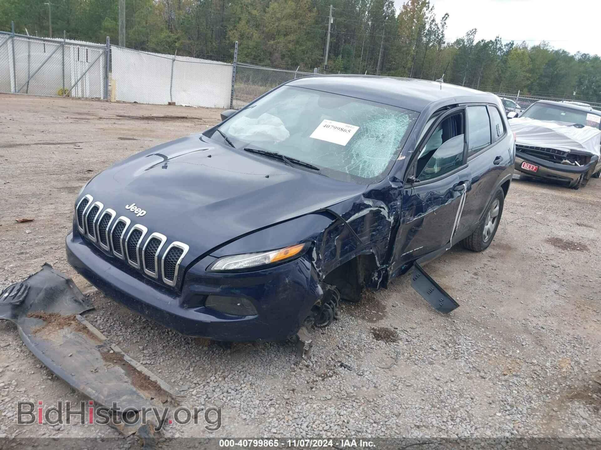 2015 JEEP CHEROKEE - VIN: 1C4PJLAB5FW589727 - Фото 2